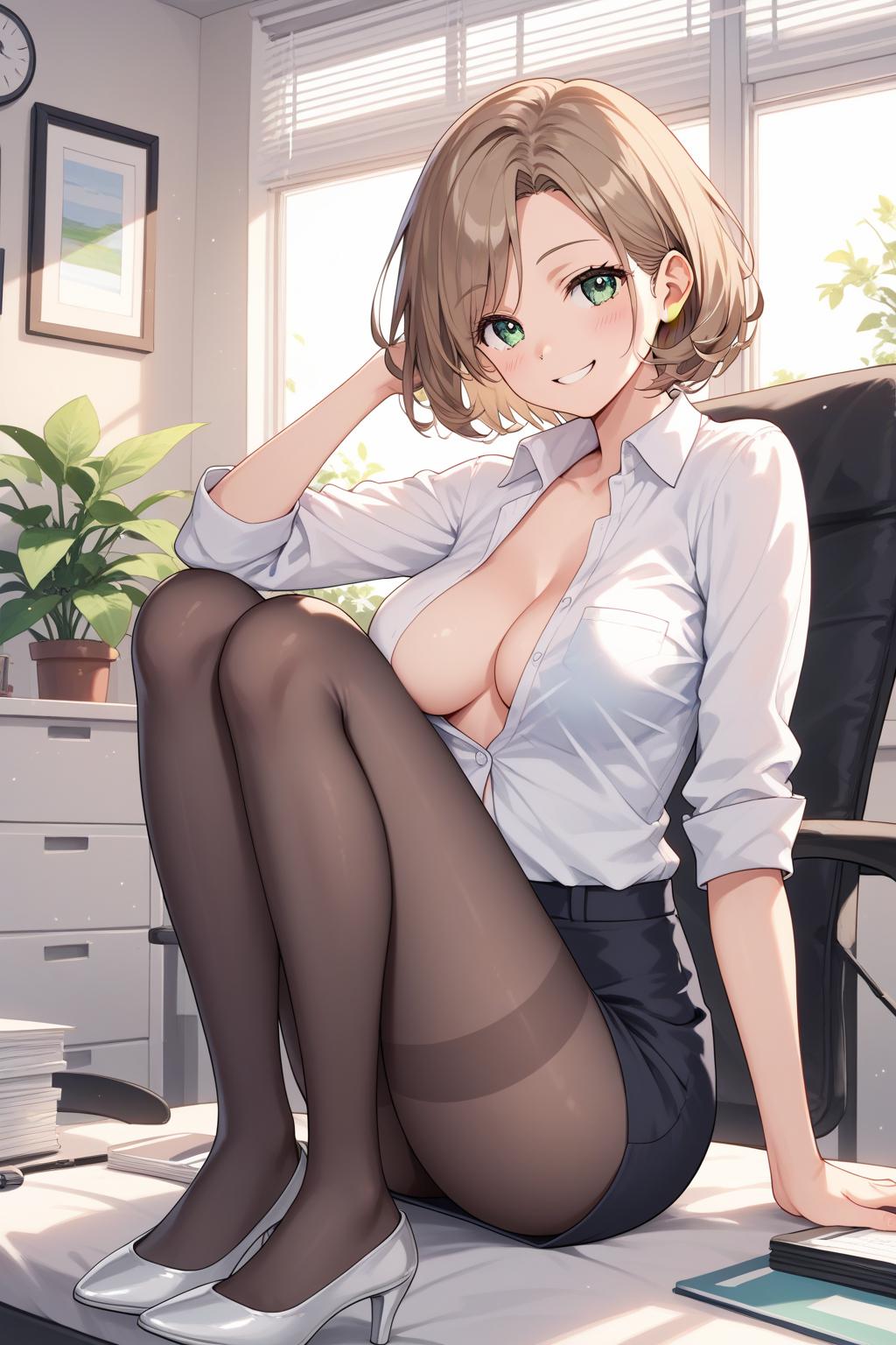 AIバブみ_黒パンスト美脚美女のAIイラスト_127930006_p0
