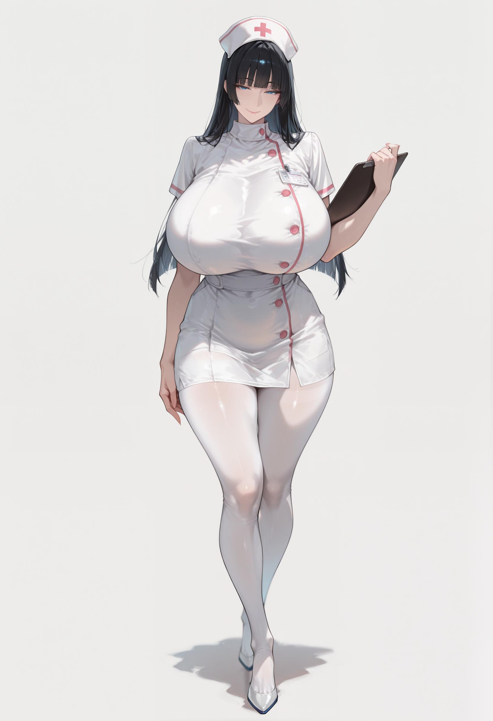 びっくめろん＠巨乳AI絵師_影山魅月｜ナース_128053384_p0