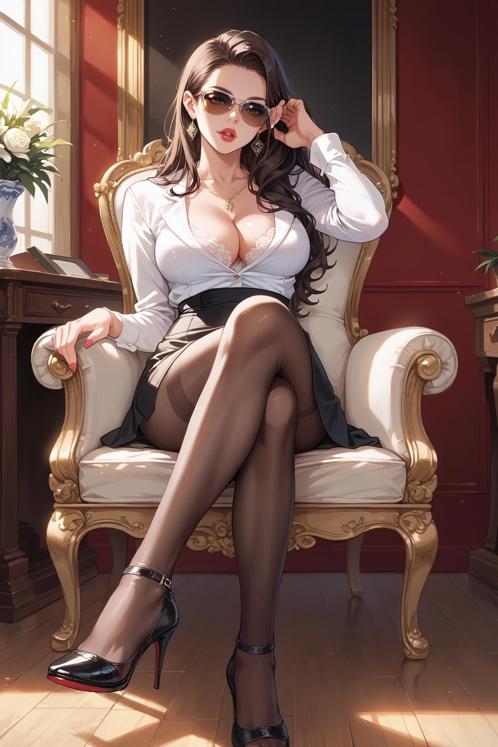 Haruki321はるきたつや_黑丝短裙小姐姐_127982739_p0