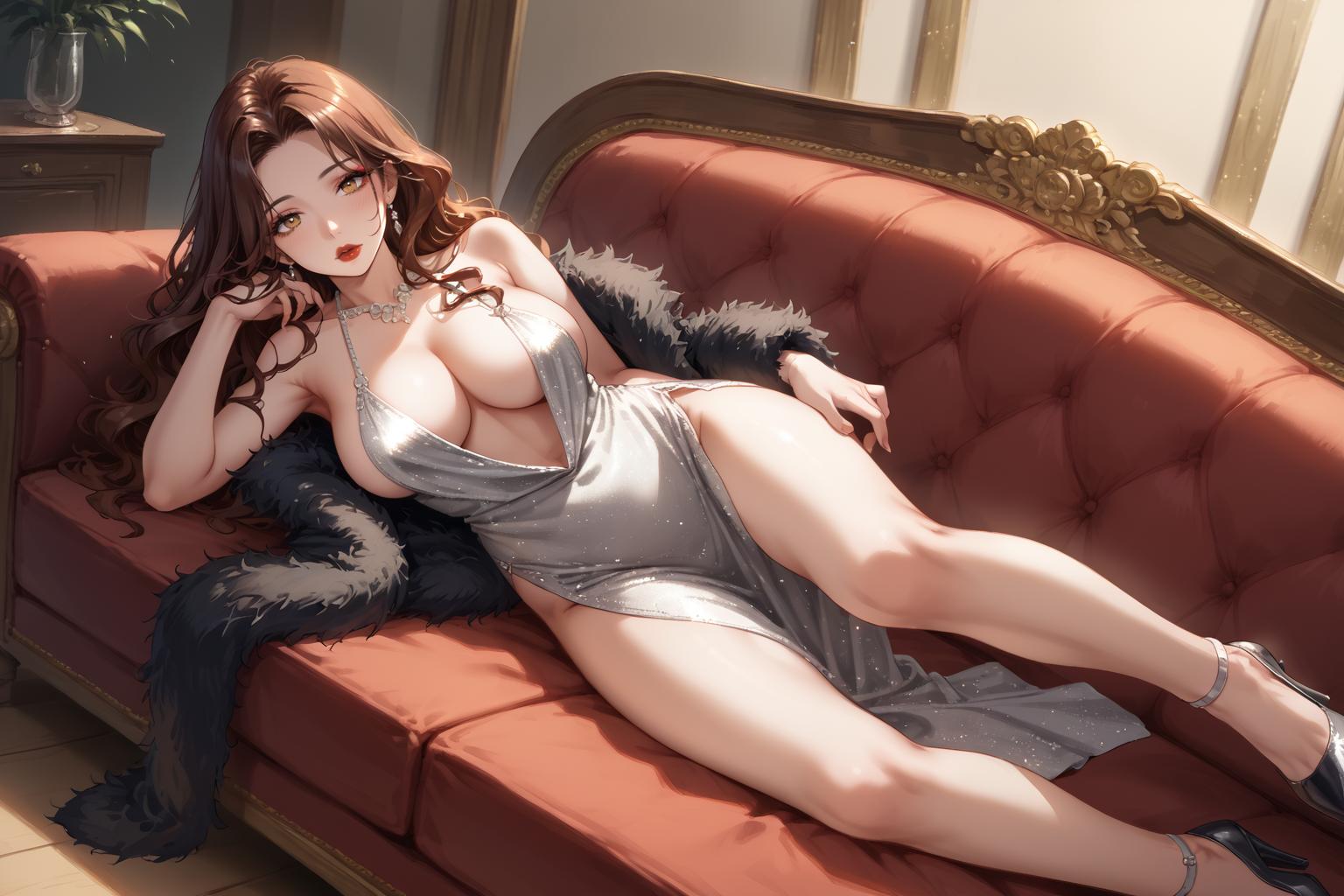 Haruki321はるきたつや_礼服长裙小姐姐_127979557_p1