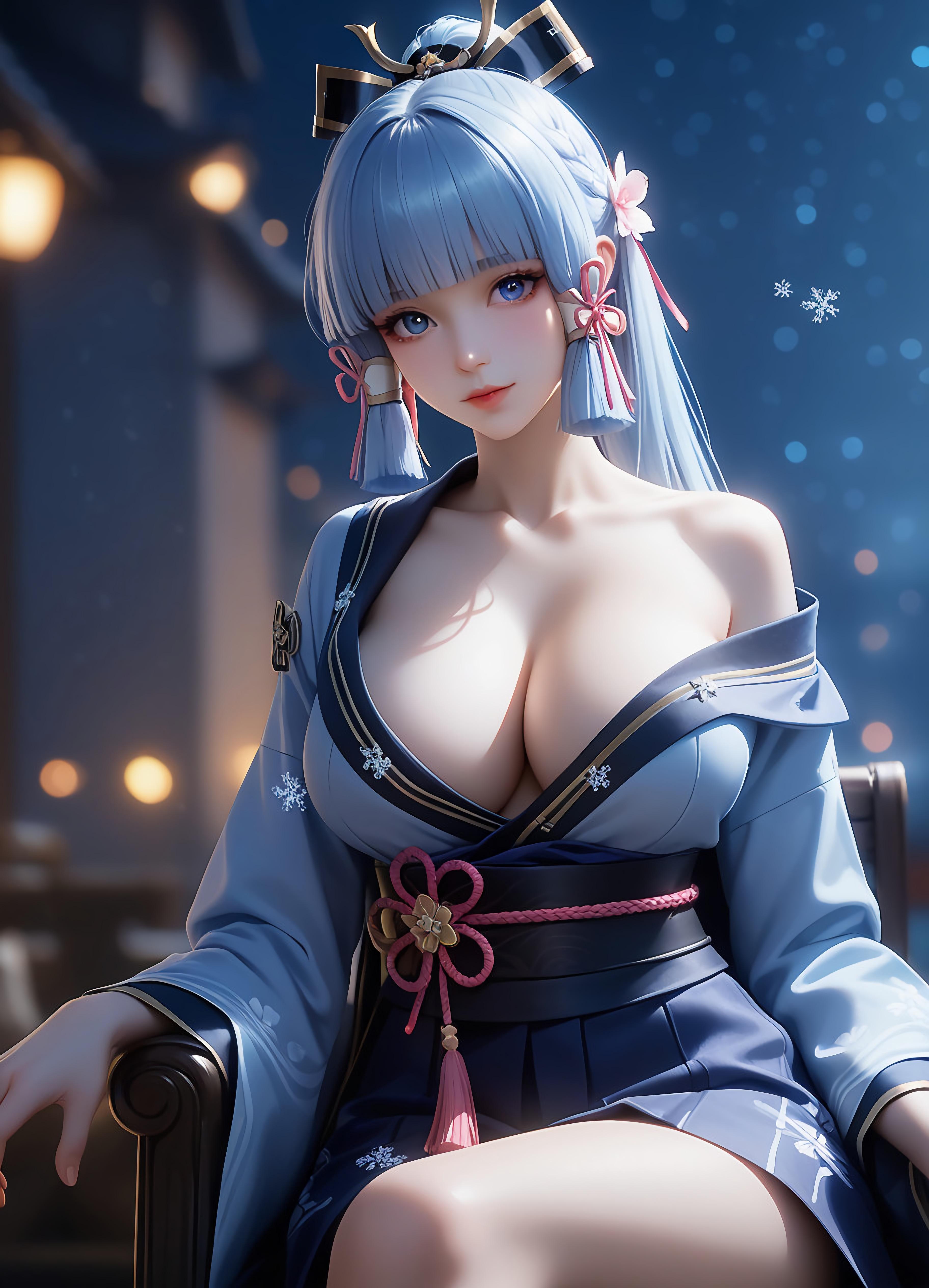 Sesame00 Ai_KamisatoAyaka(GenshinImpact)_128223860_p4