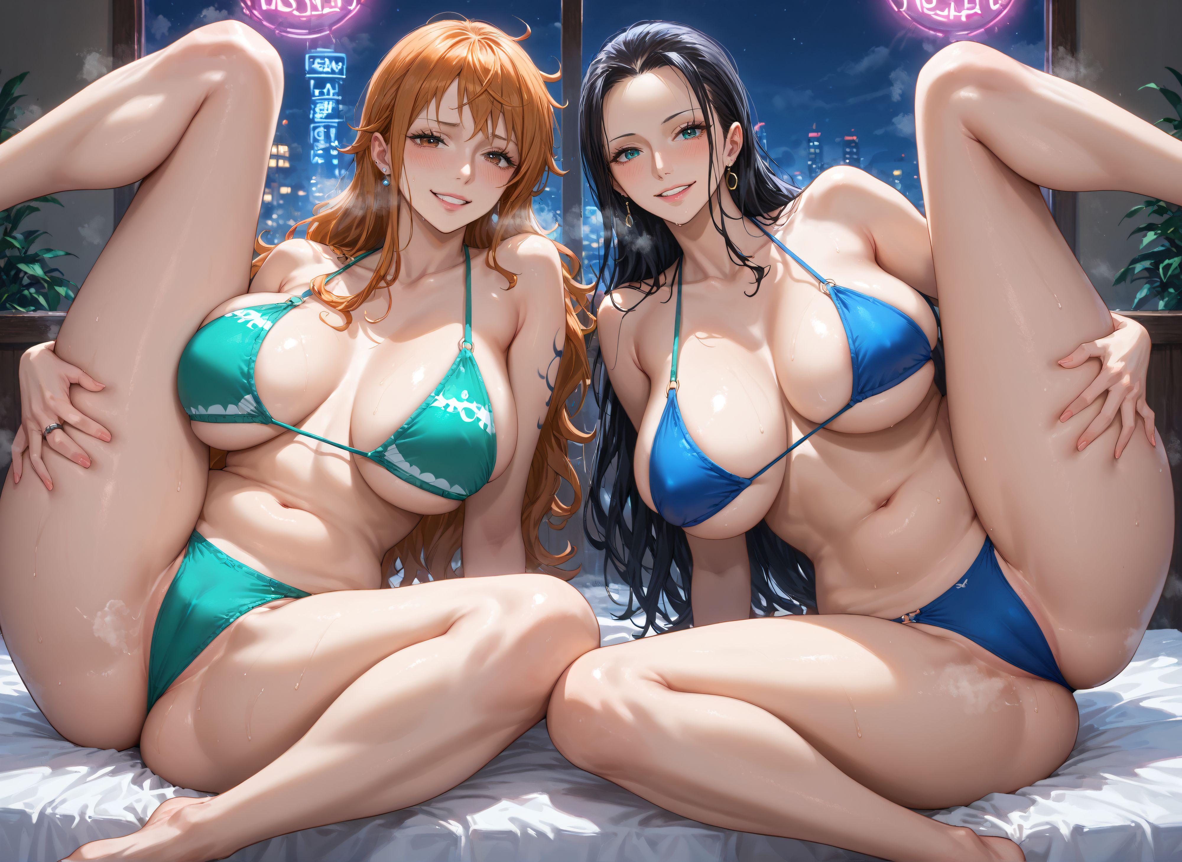AIFISHBALL_Nami & Robin ❤️🔥❤️🔥❤️🔥❤️🔥❤️_127734821_p0