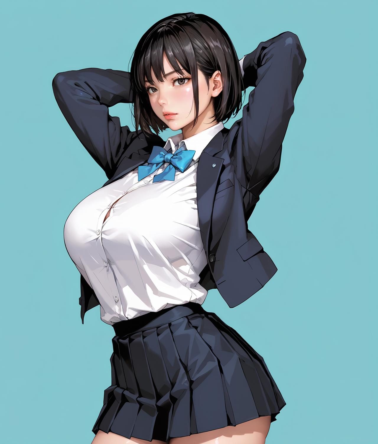究極のKAKUNI_性格きつそうなショートカットの女子高生_124562366_p6