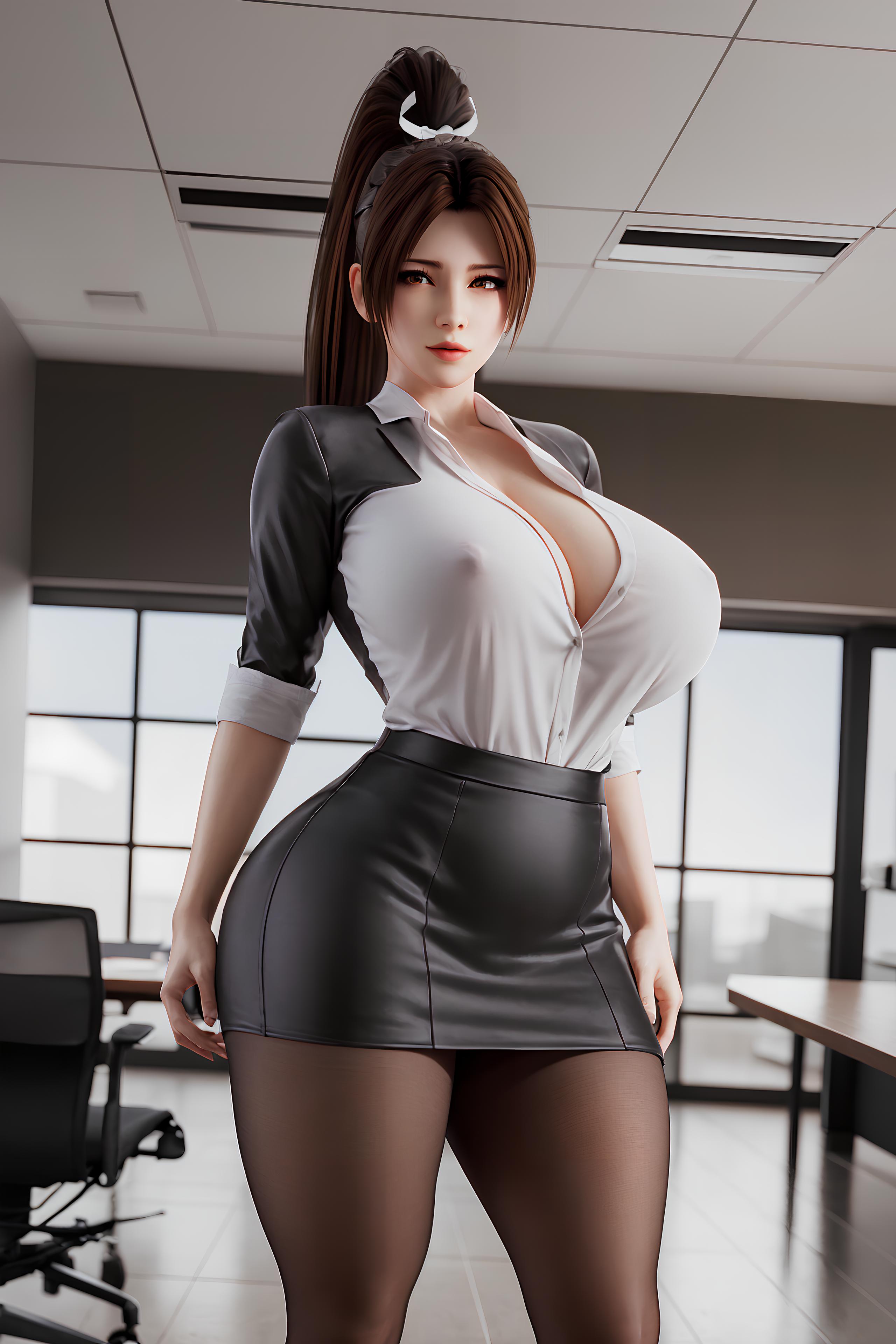 YLSZTR_不知火舞Mai Shiranui 职业装_125838554_p5