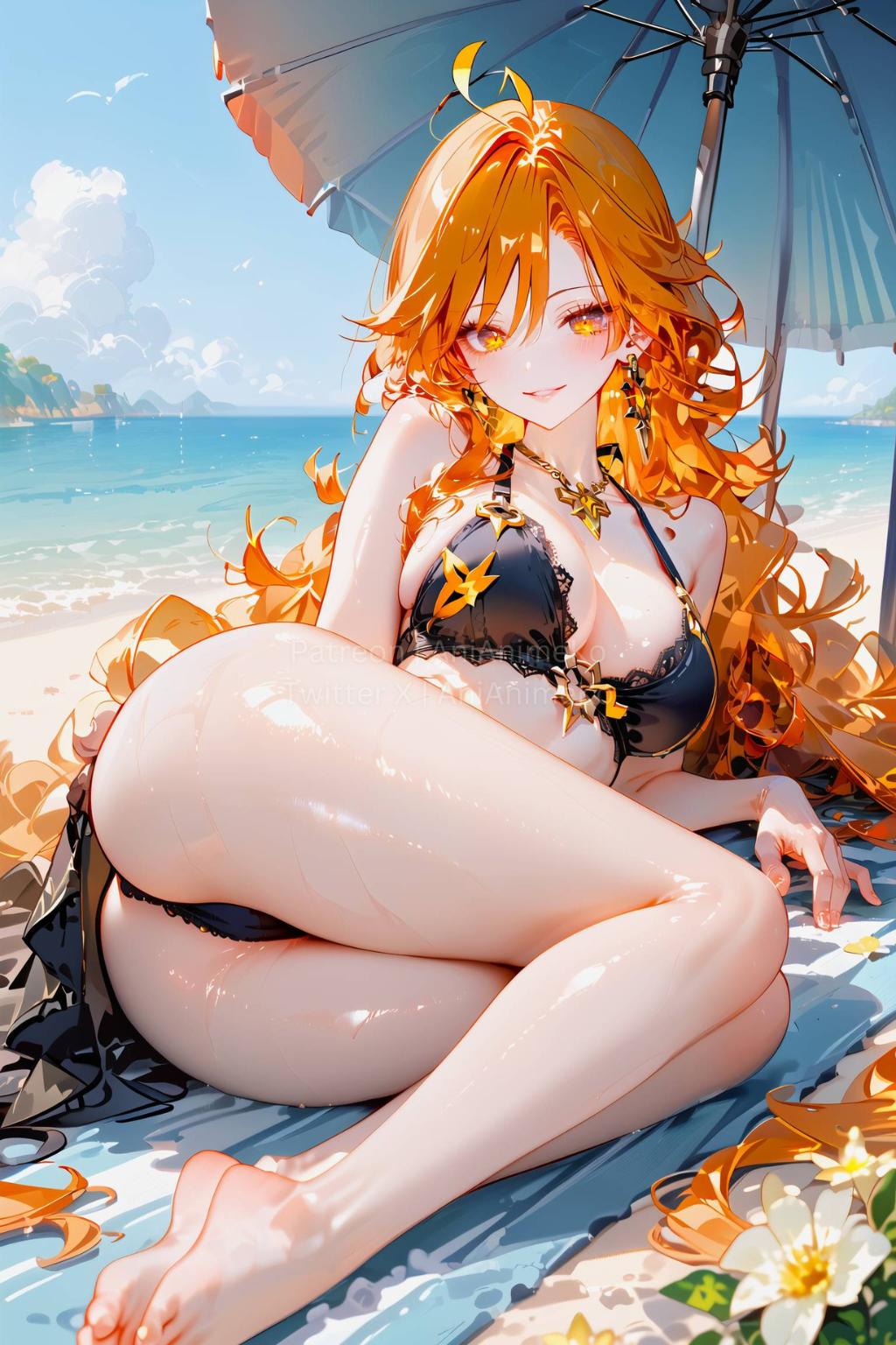 AniAnimeKo_🧡Mavuika🧡Genshin Impact_128582712_p0