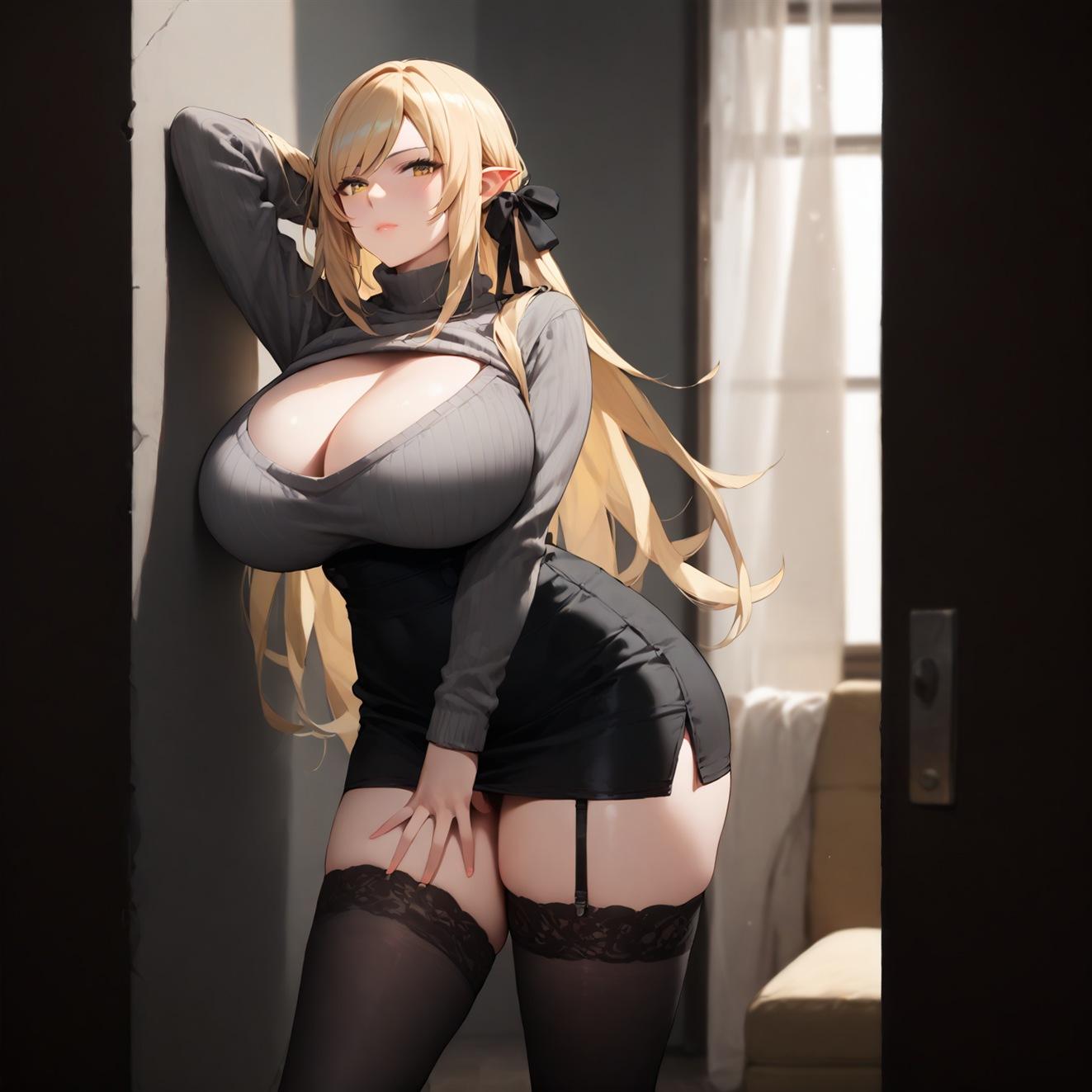 MILF-Master_Sexy Sweater - KISS-SHOT [MILF]_128399748_p4