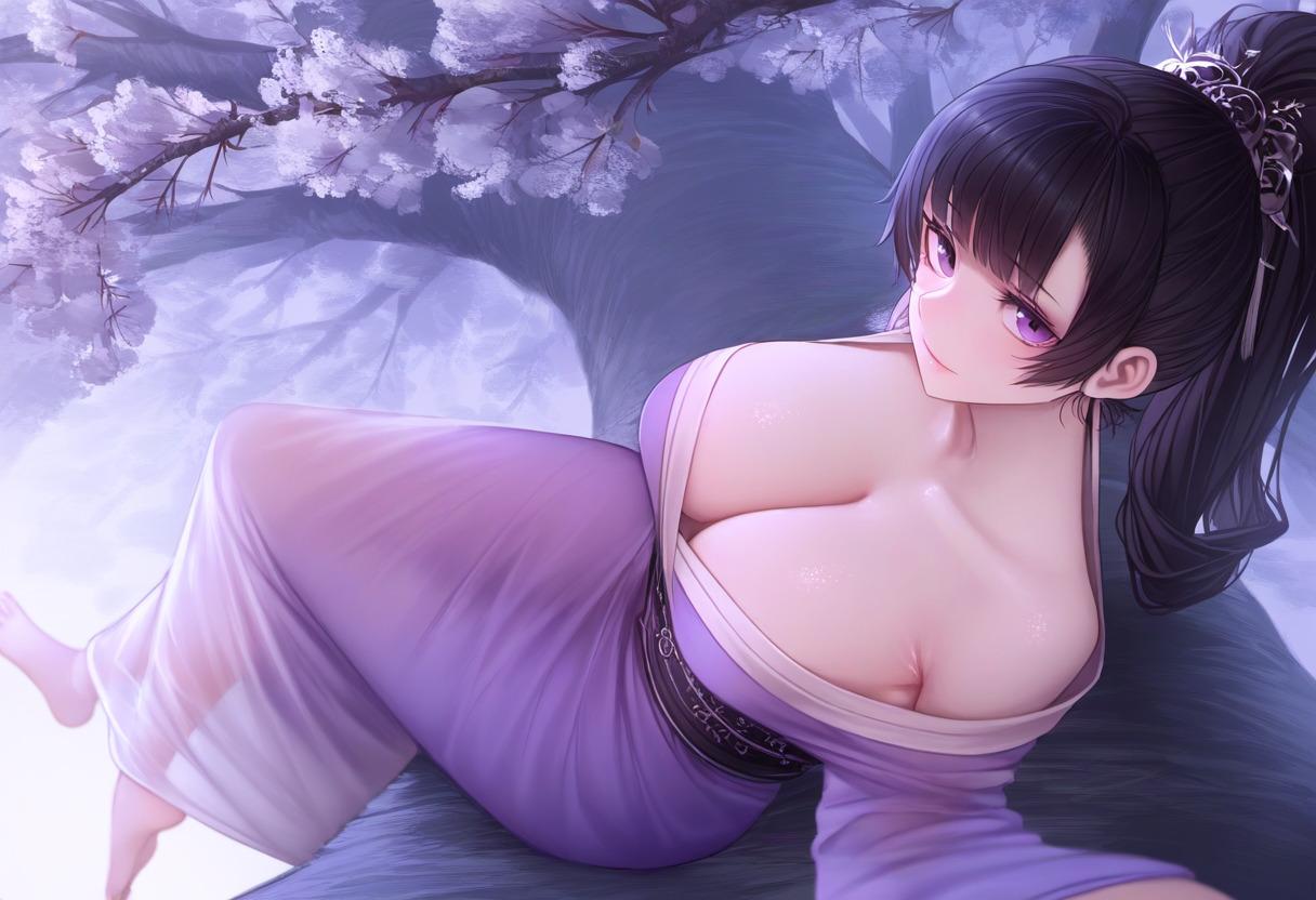 小先丿森_古风紫衣少女_120203051_p9