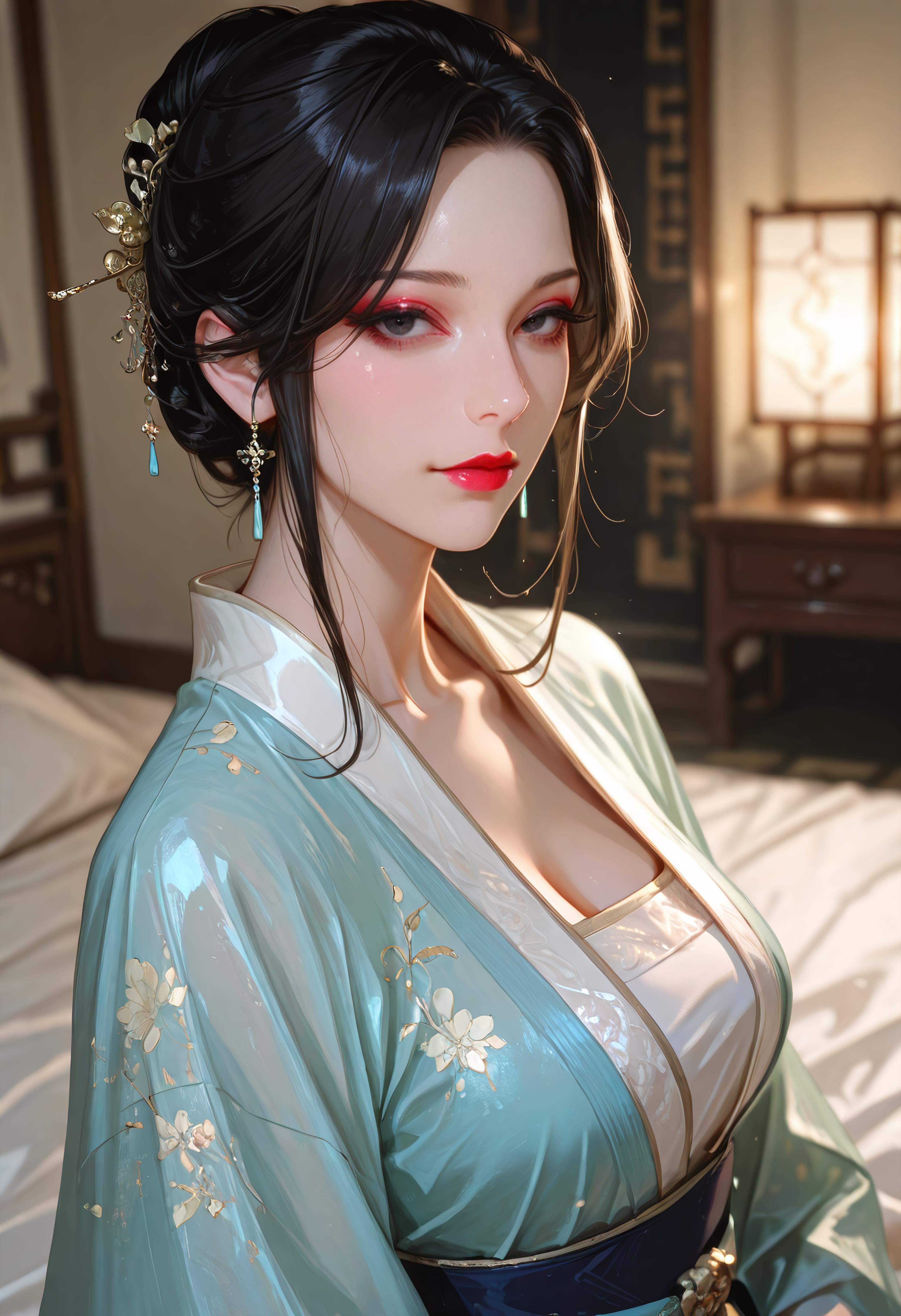 鶯 夜_汉服女子_128422903_p0