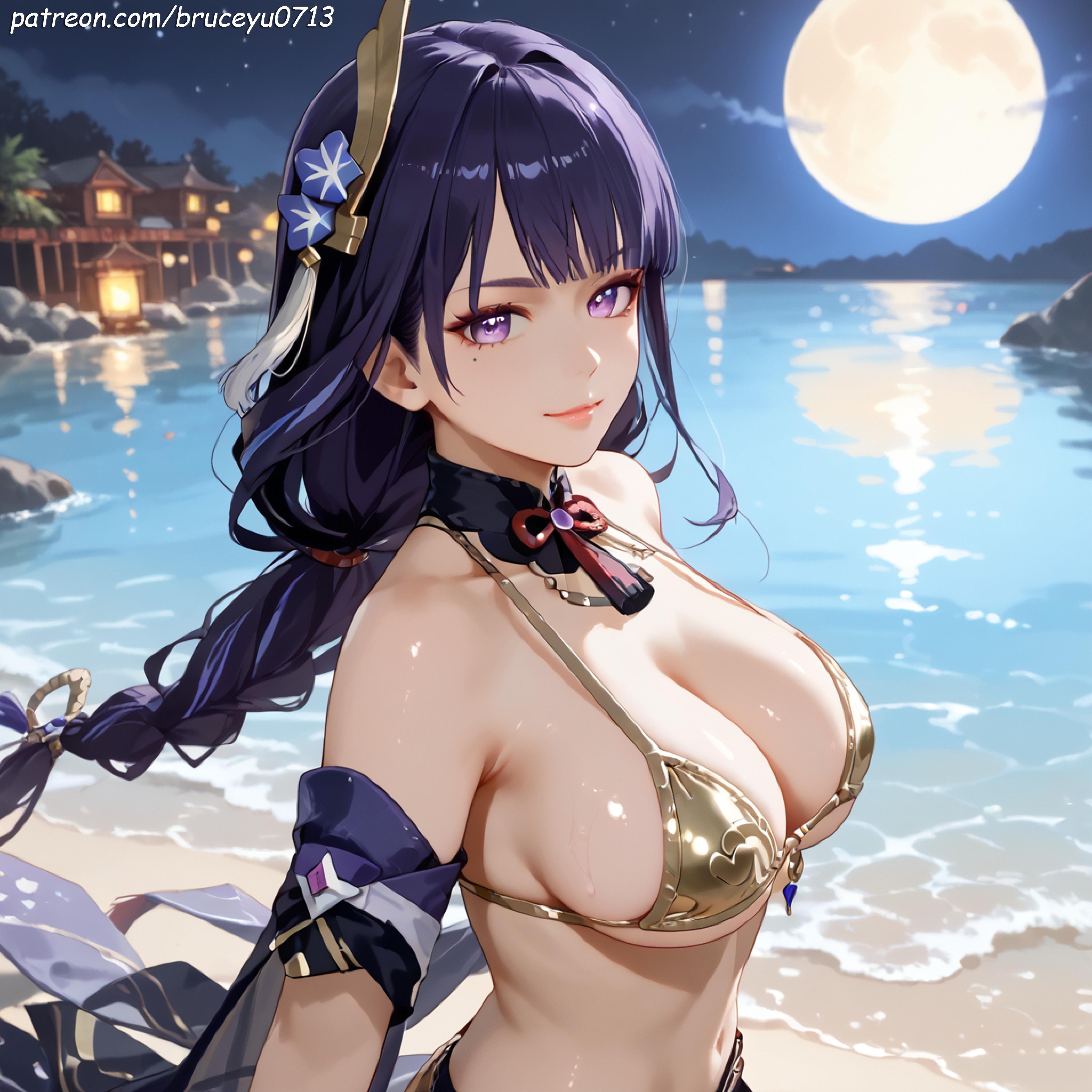 福星LuckyStar_雷電将軍 Raiden Shogun shower_127945423_p4