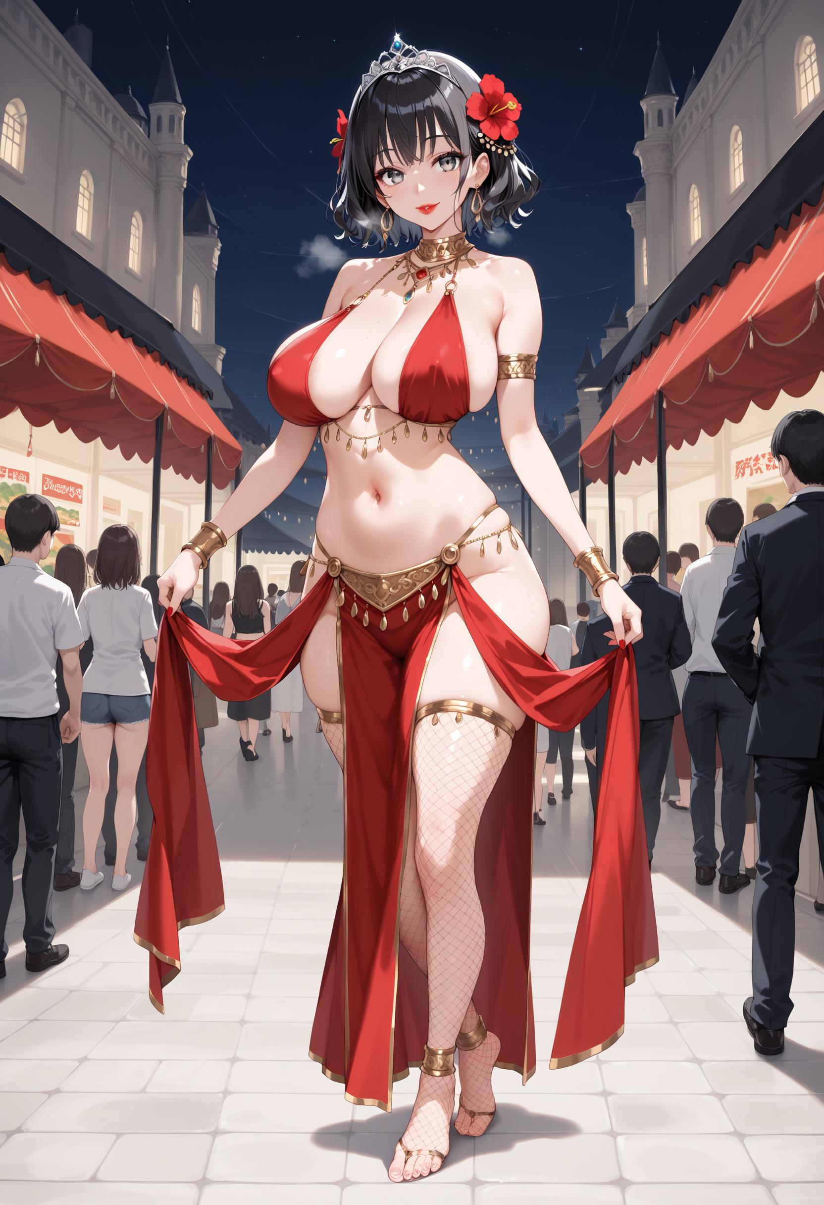 妄想サチュレーション_踊り子衣装のお母さん_126172937_p1