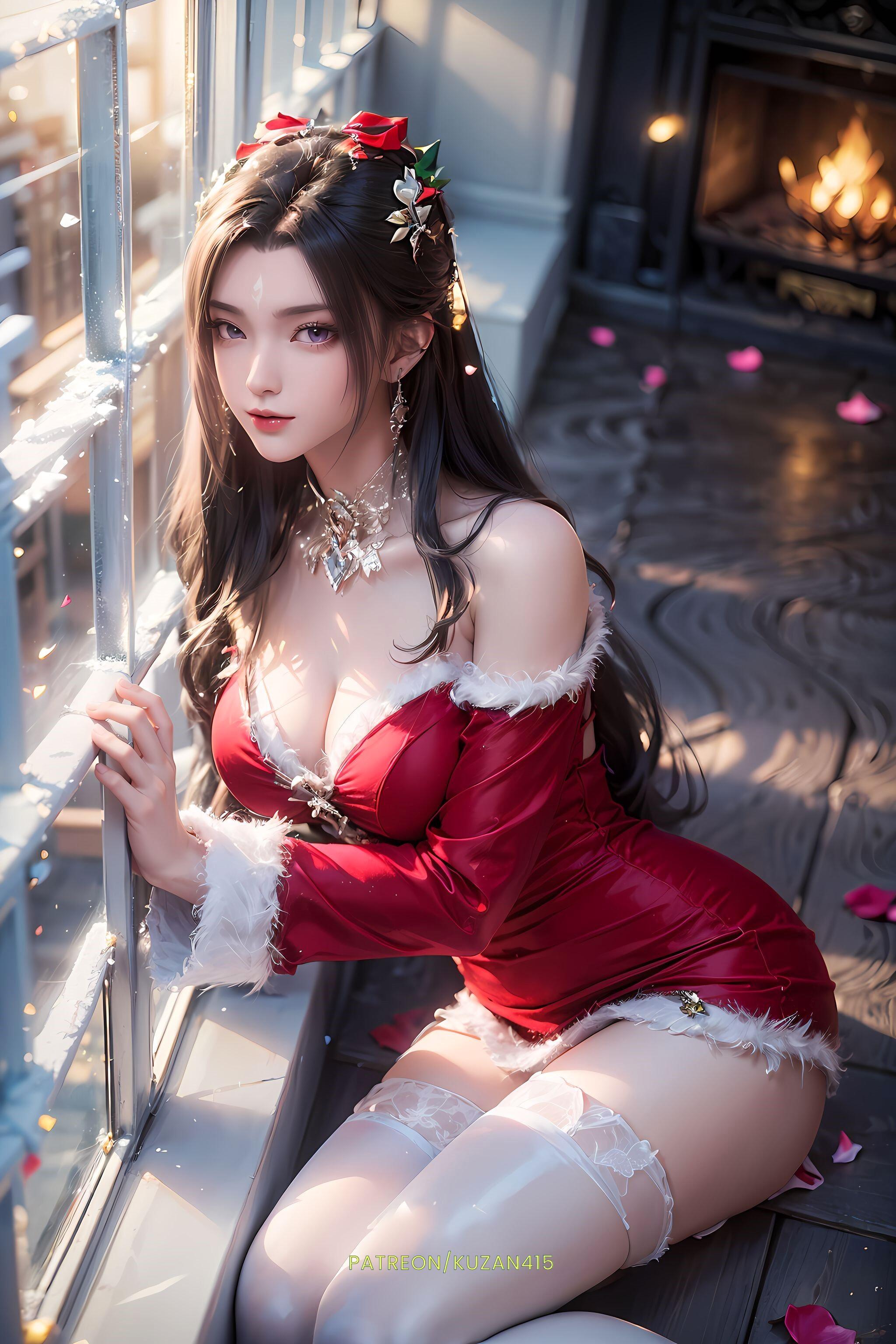 Kuzan_Merry Christmas-陆雪琪-Lu Xueqi🎄🎄_125460014_p3