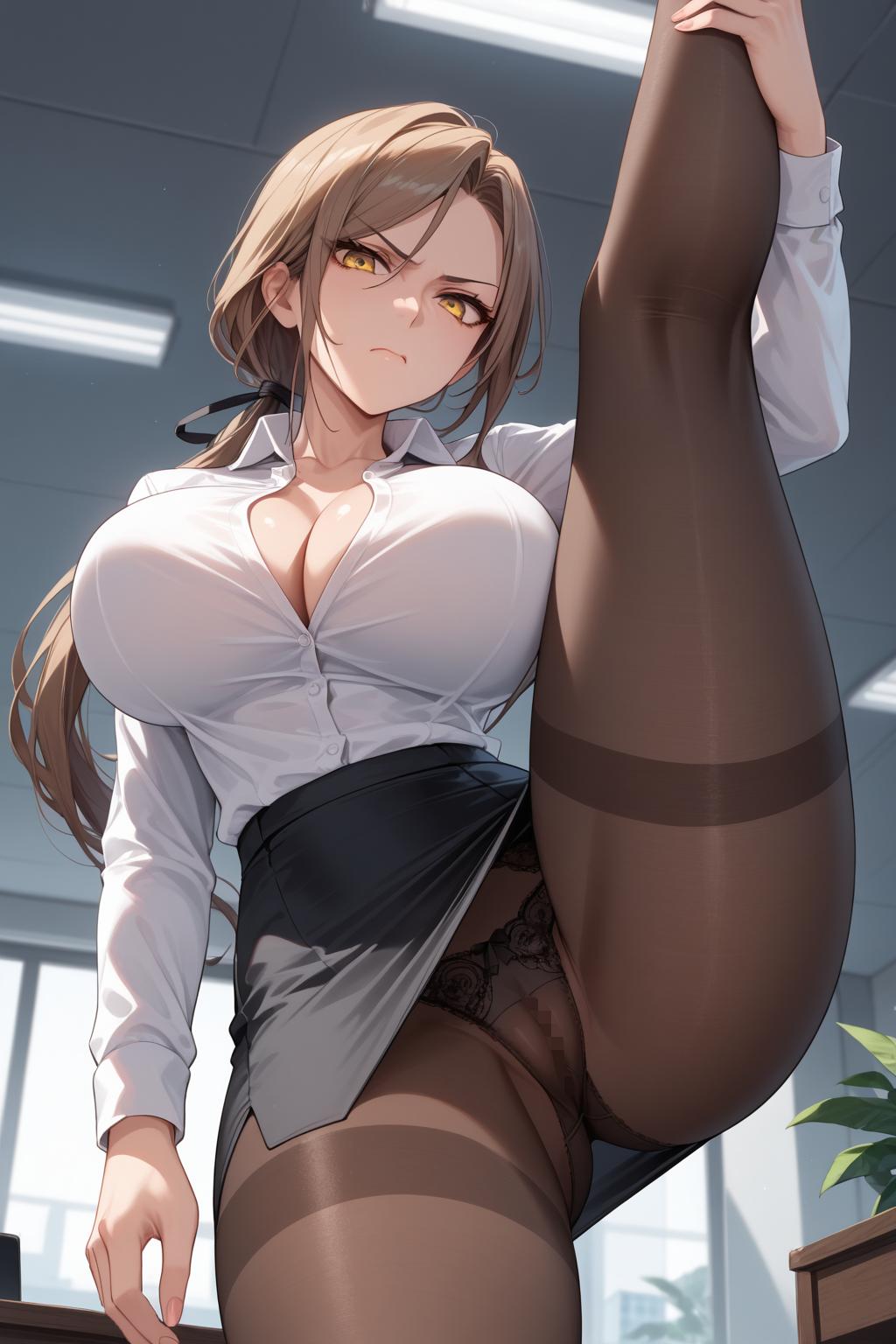 本斥但大_看到了沒!!我以前是練體操的!身體很軟的好嗎!_128829233_p0