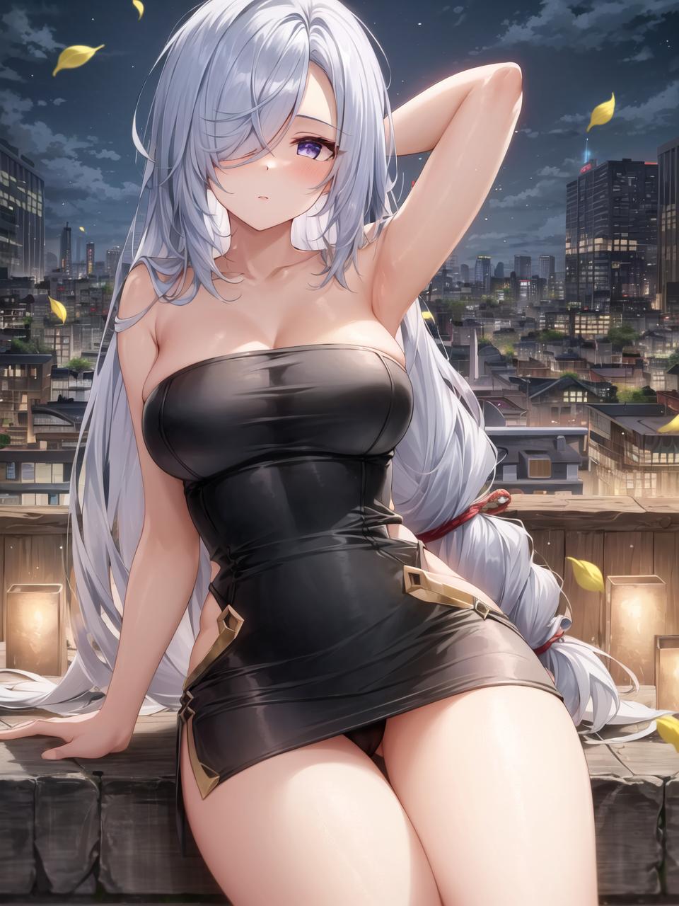 Apel ｜ AI Art_Short Dress ／／ Shenhe_105208616_p4