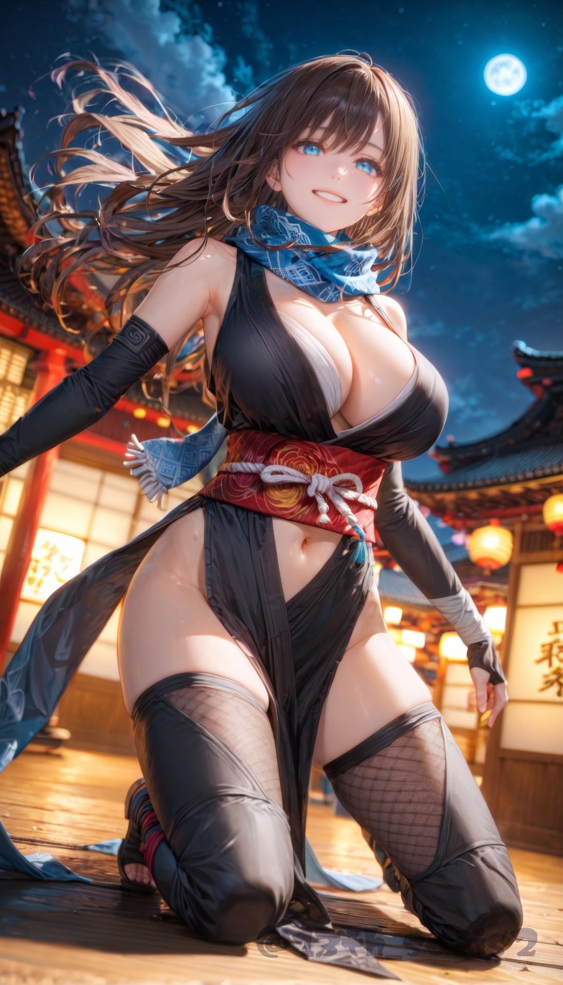 Satis_AI_おっぱい忍者乳影 爆乳パトロール編 13_122478162_p0