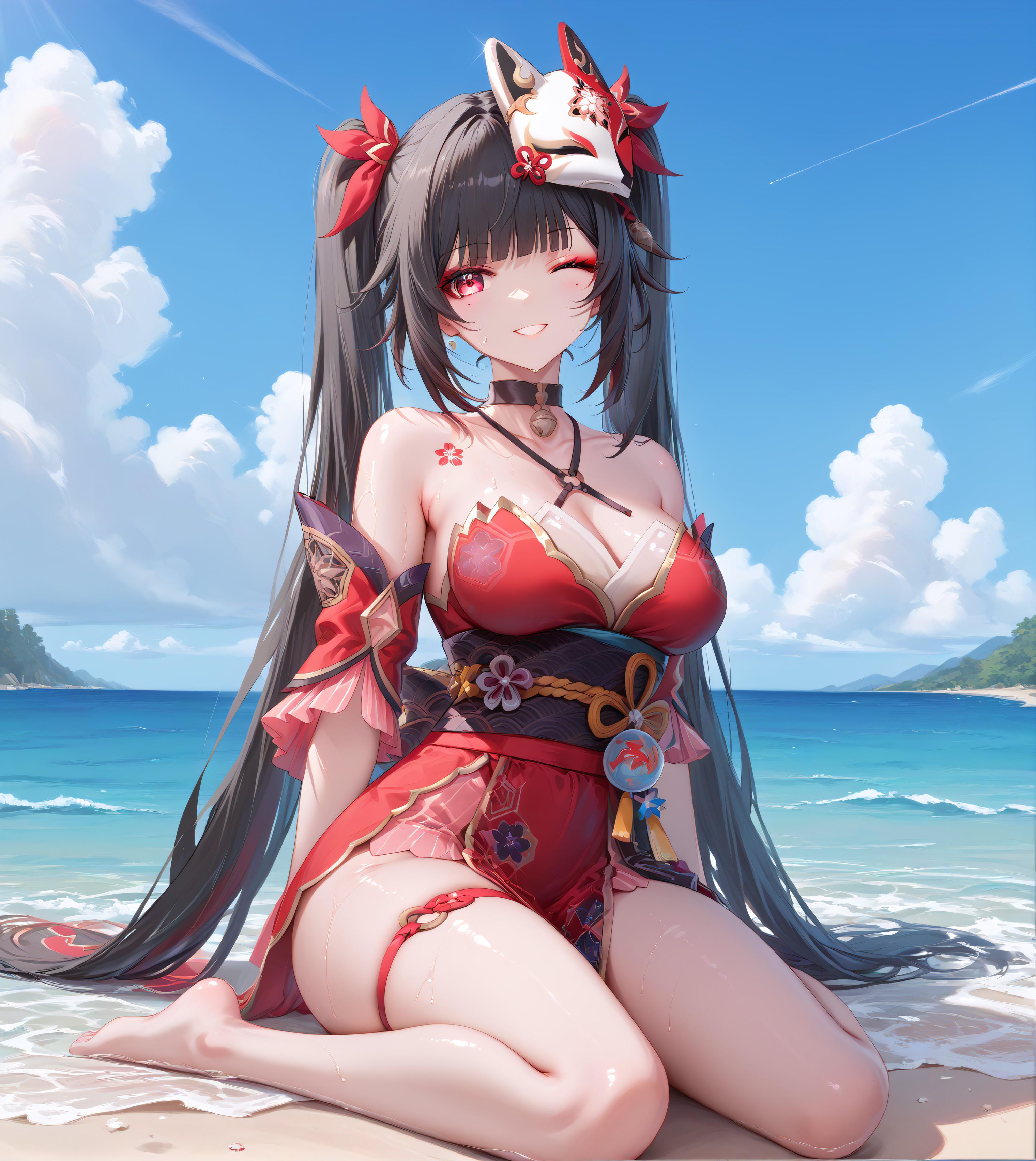 bright sky_花火 Sparkle_124395959_p0