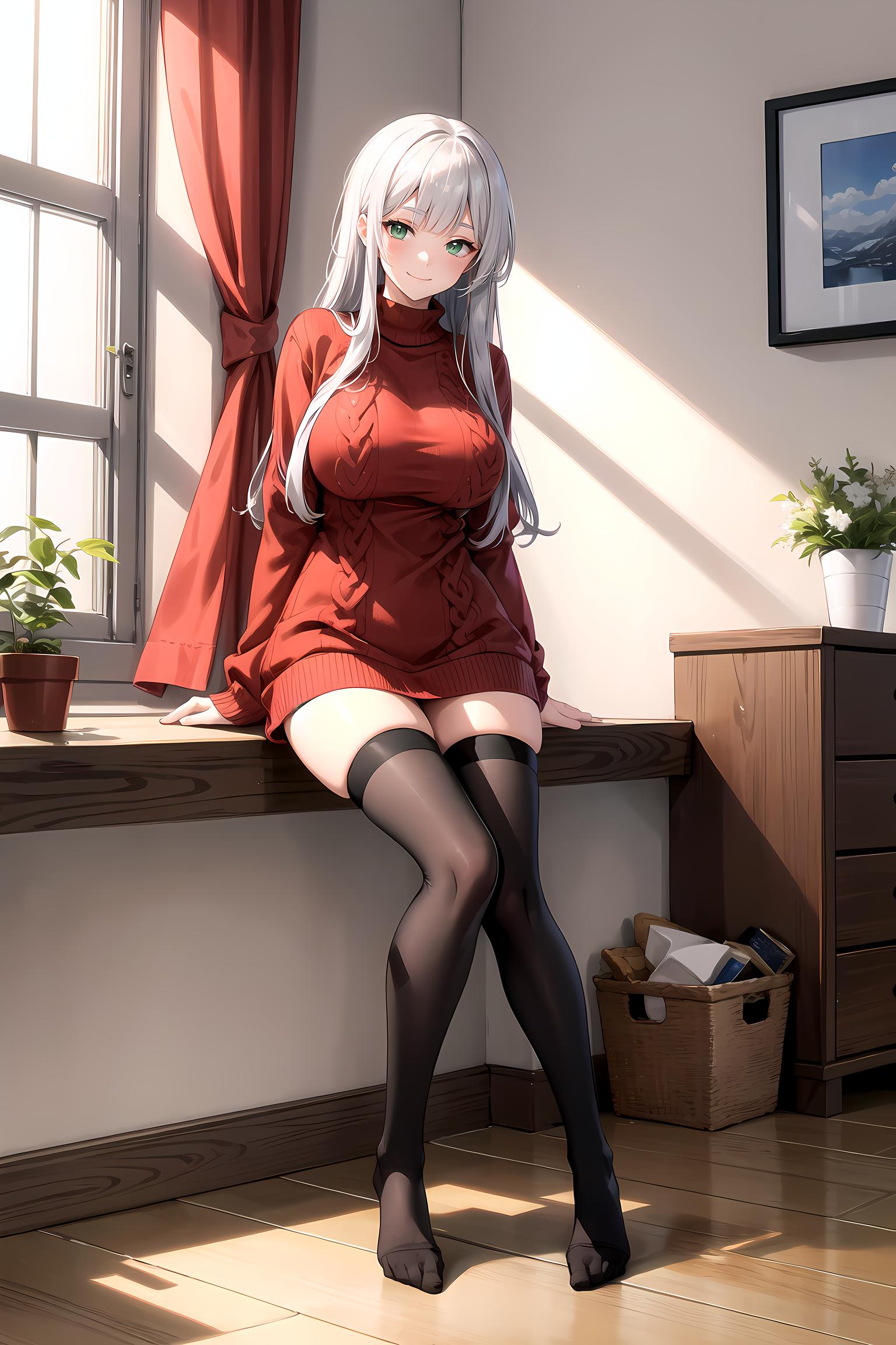 aru@AI art_銀髪ロングちゃん_124277158_p2