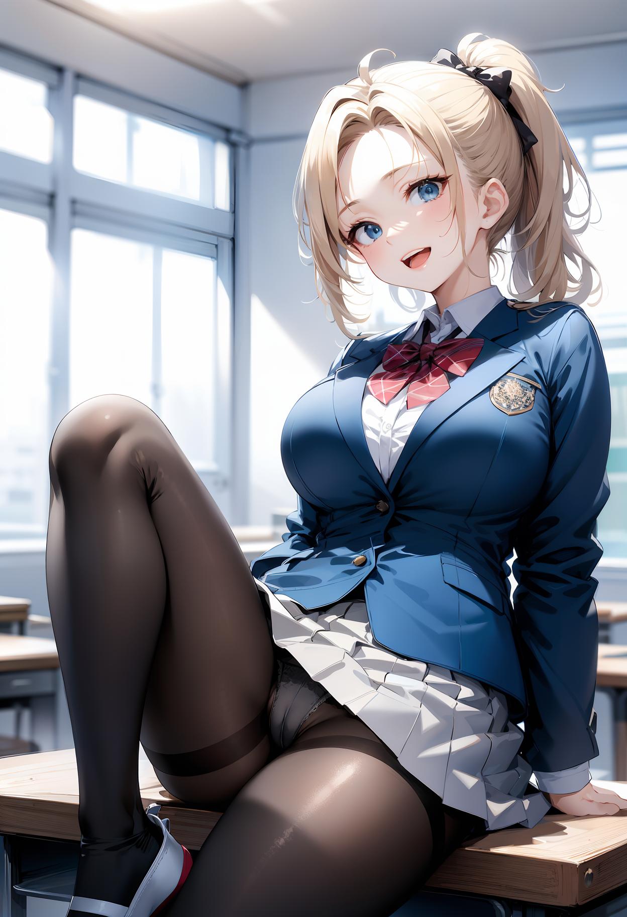 ZABUTON_ANNEX_黒タイツパンチラ ２_115061459_p0