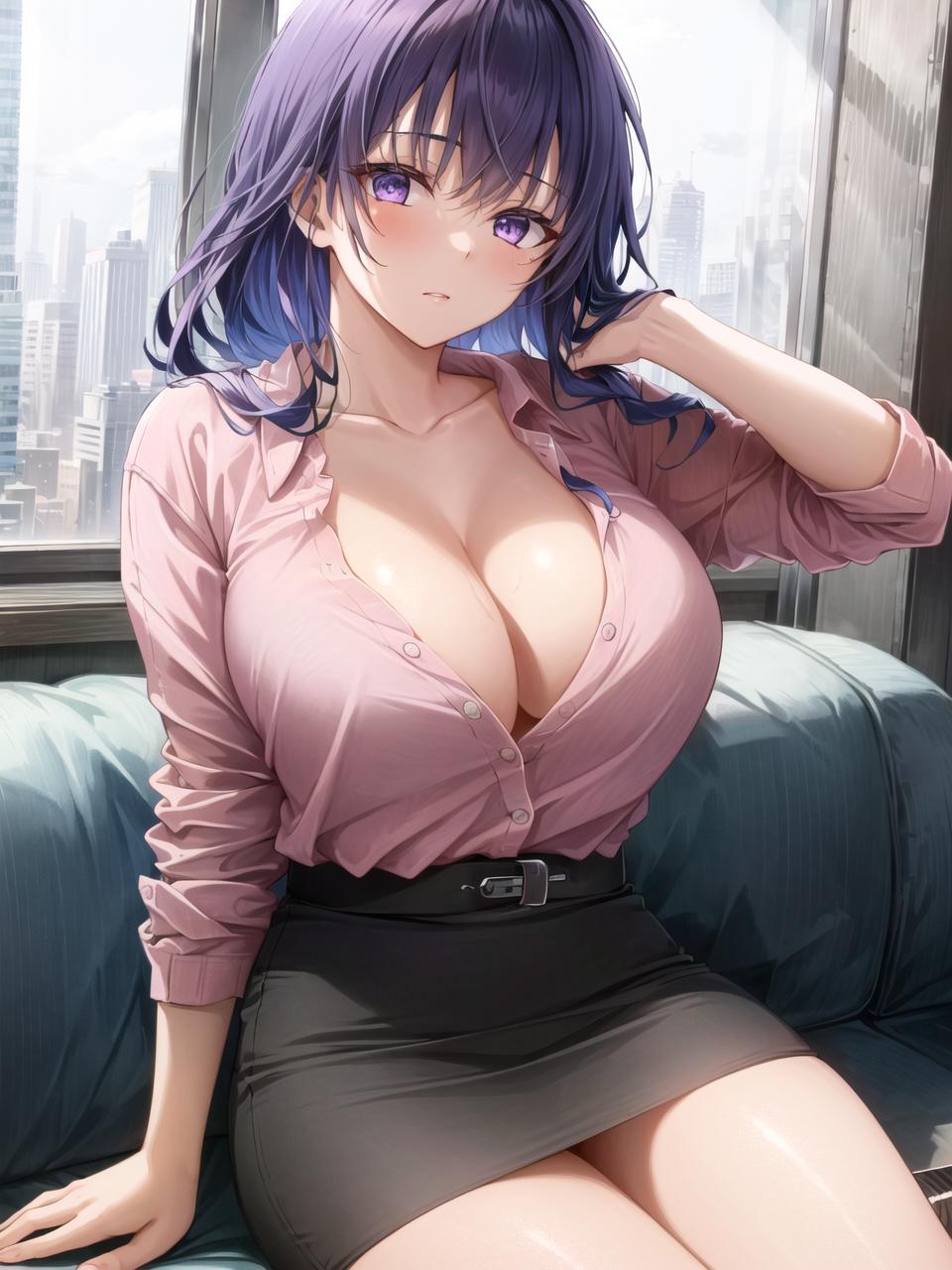 Apel ｜ AI Art_Office Lady ／／ Ei_104841234_p4