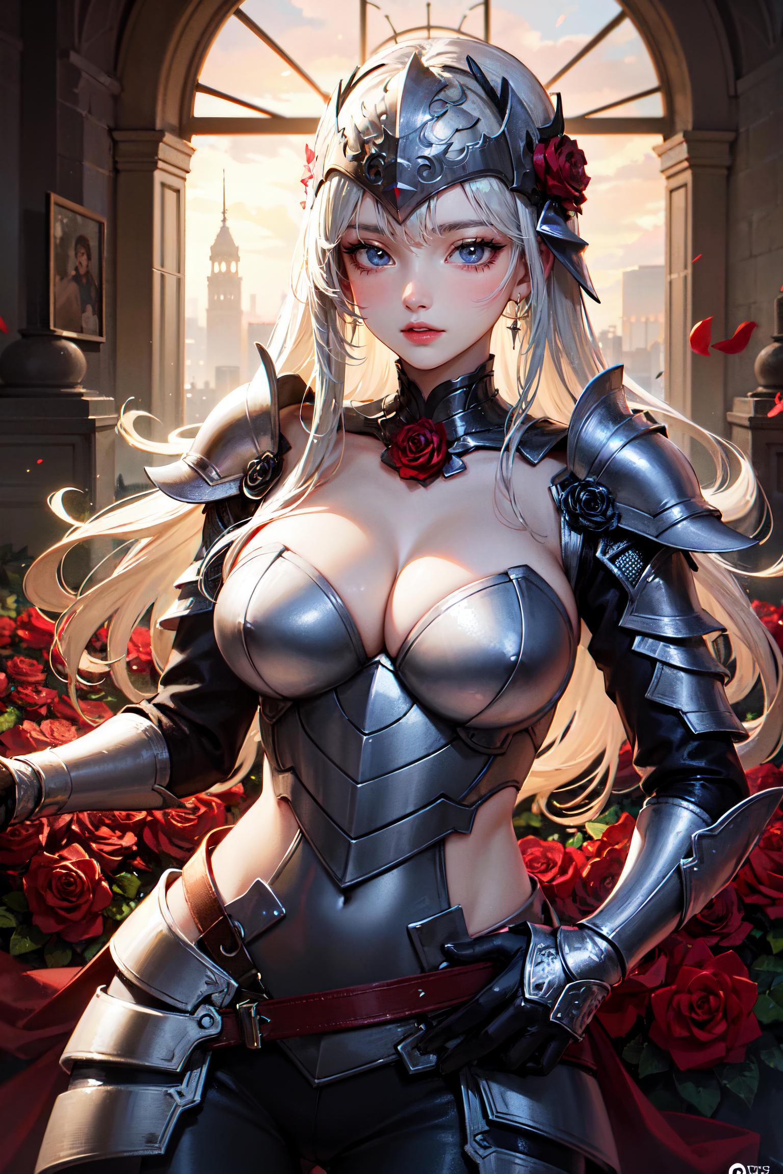 Mejiru_大胸女骑士／female knight and breast_107902562_p4