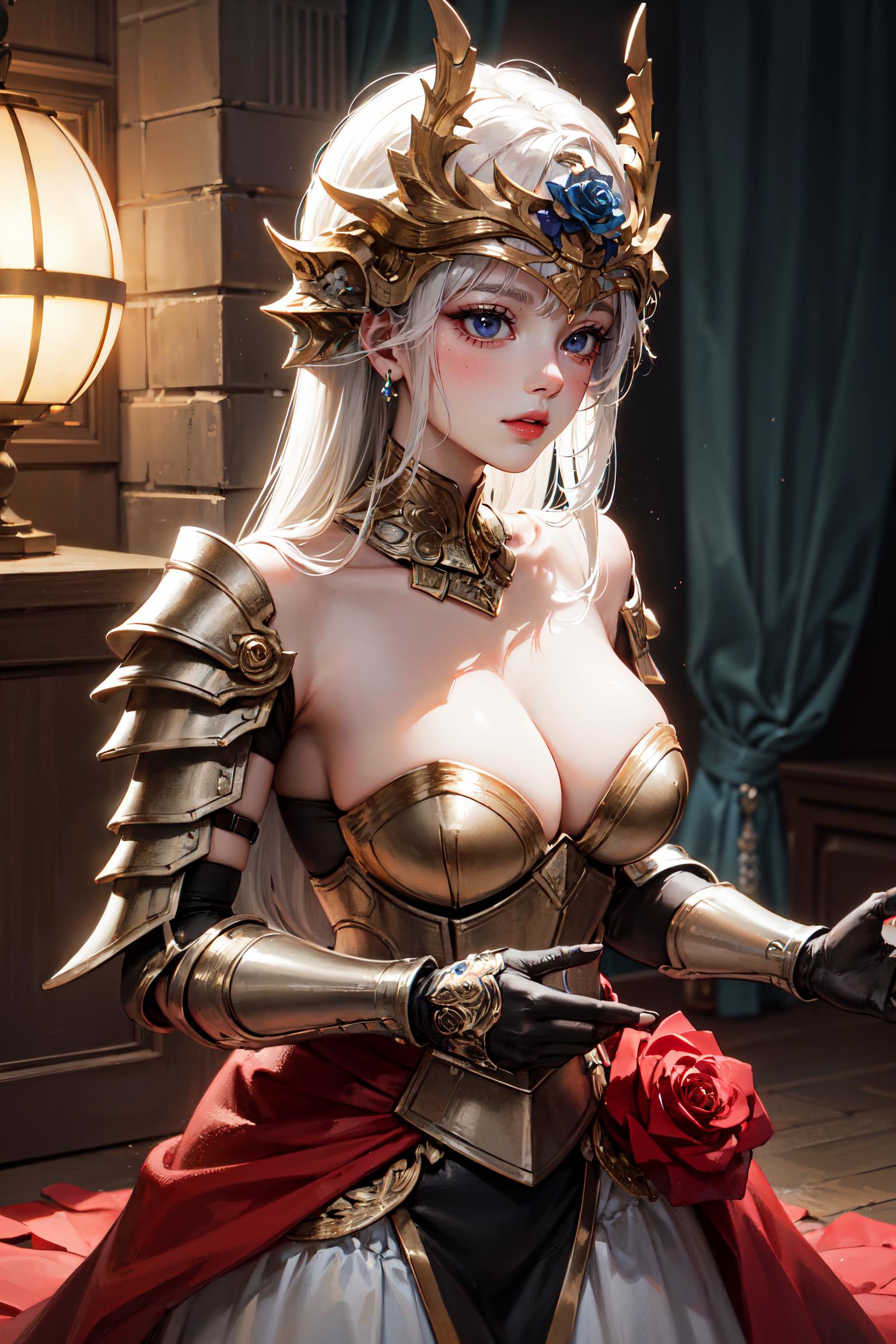 Mejiru_大胸女骑士／female knight and breast_107902562_p1