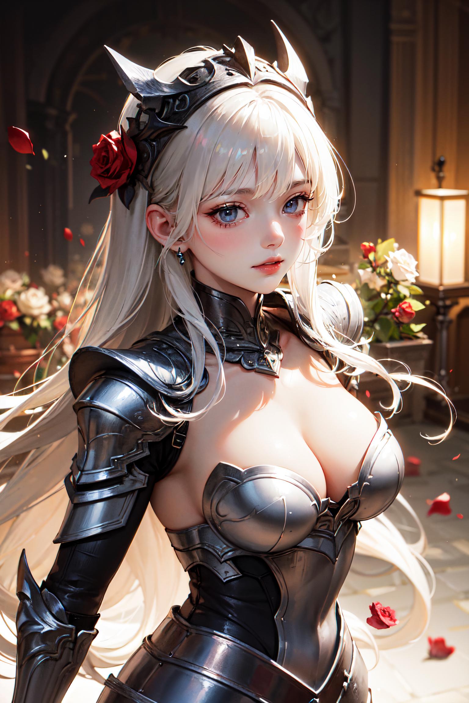 Mejiru_大胸女骑士／female knight and breast_107902562_p2