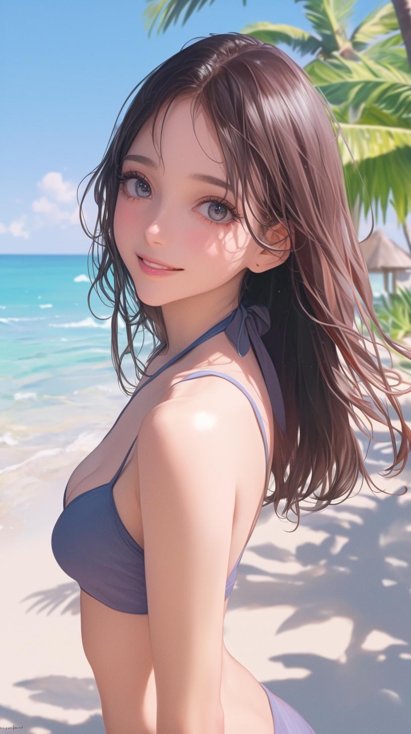 かじやん_水着ちゃんの笑顔(4／9)_129133919_p0