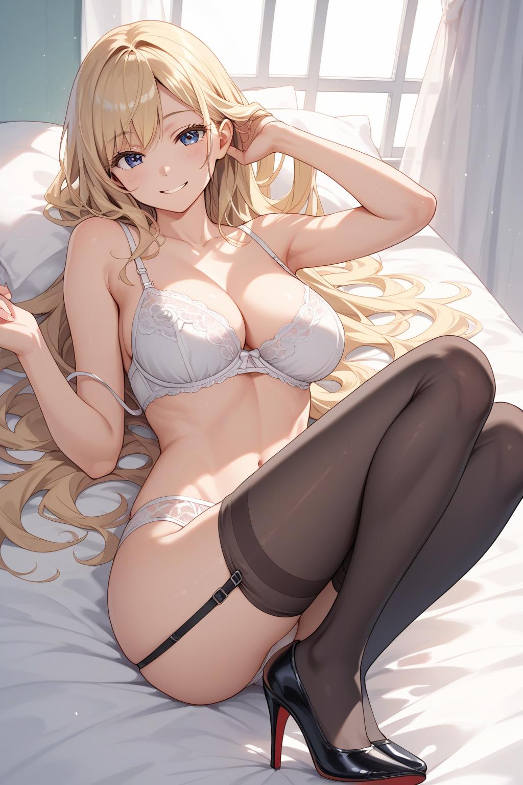 AIバブみ_黒パンスト美脚美女のAIイラスト_129071305_p2