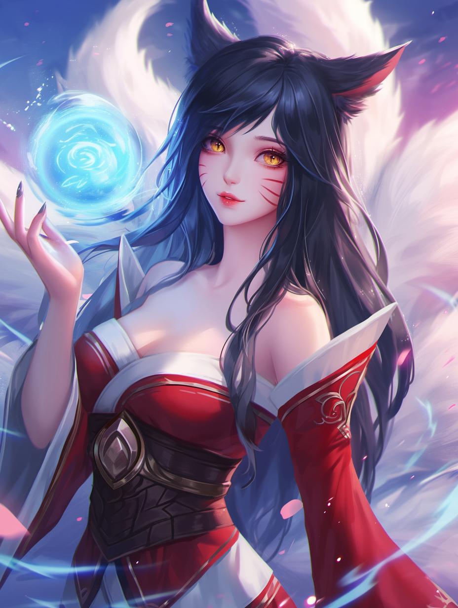 賽博詩人_#AICG 阿璃 Ahri_115773422_p2