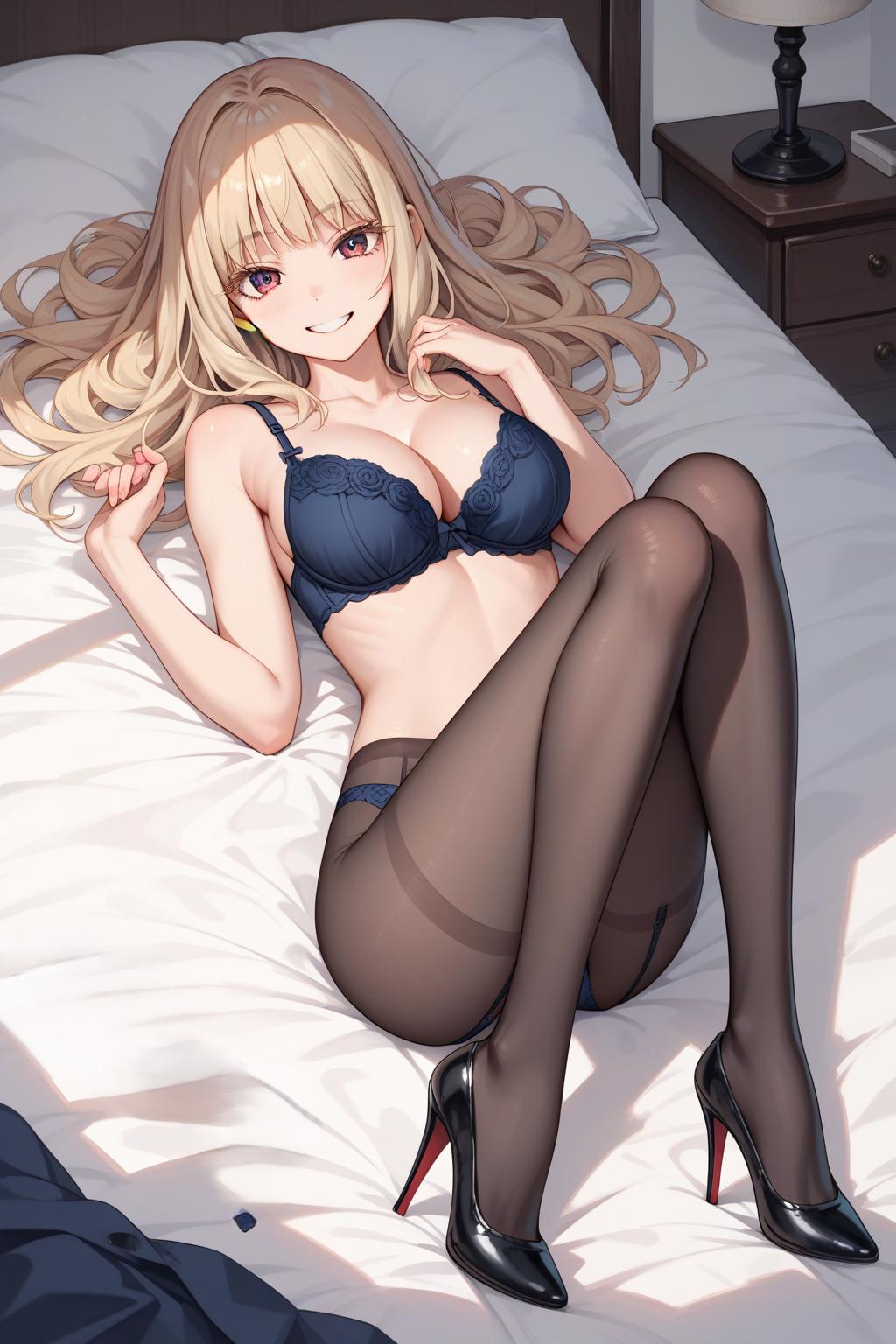 AIバブみ_黒パンスト美脚美女のAIイラスト_128995565_p2