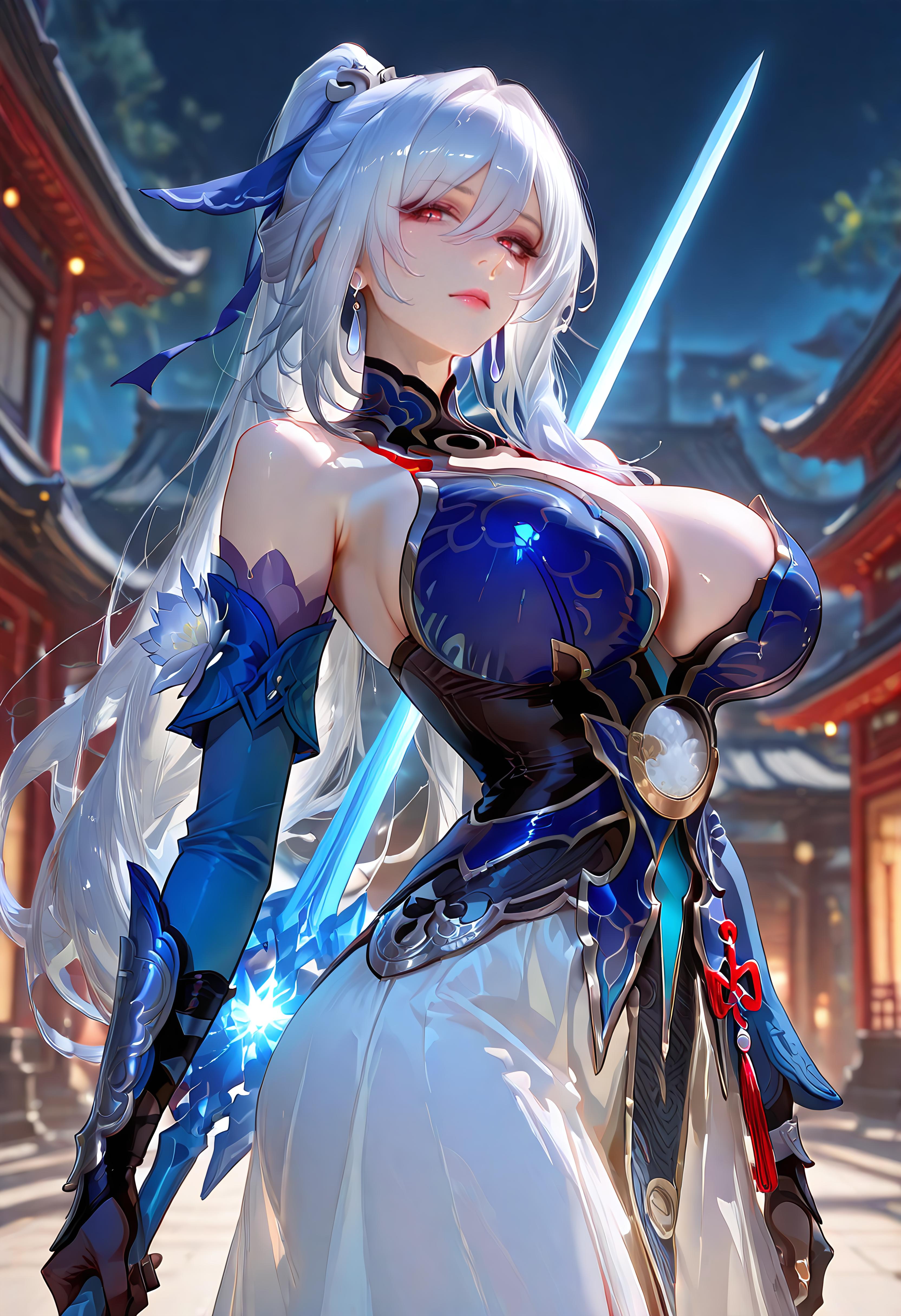 鶯 夜_群友点菜①⑥——镜流_128961630_p0