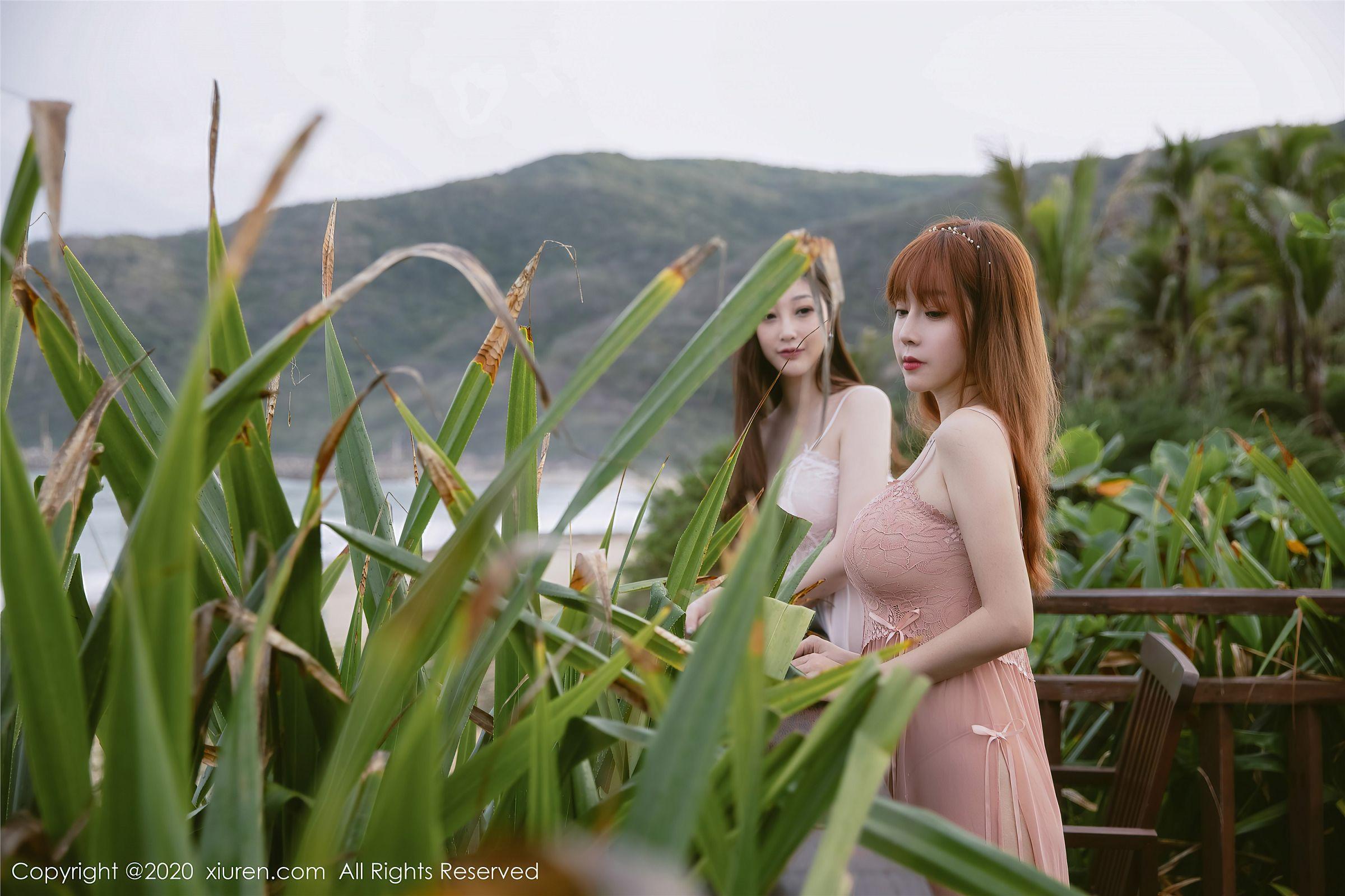 [XIUREN秀人网] 2020.08.14 NO.2444 模特合辑 妲己和王雨纯_p052