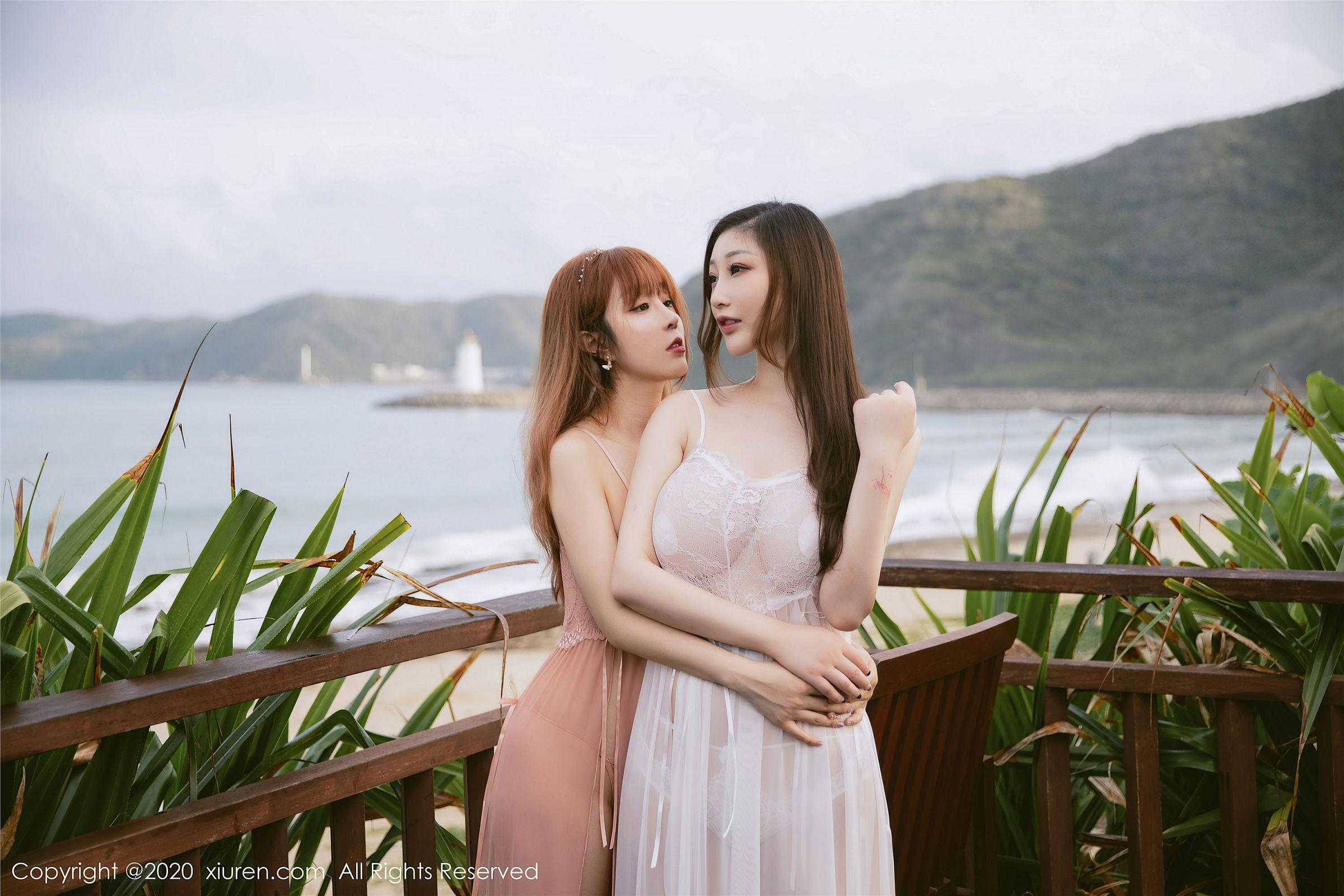 [XIUREN秀人网] 2020.08.14 NO.2444 模特合辑 妲己和王雨纯_p003