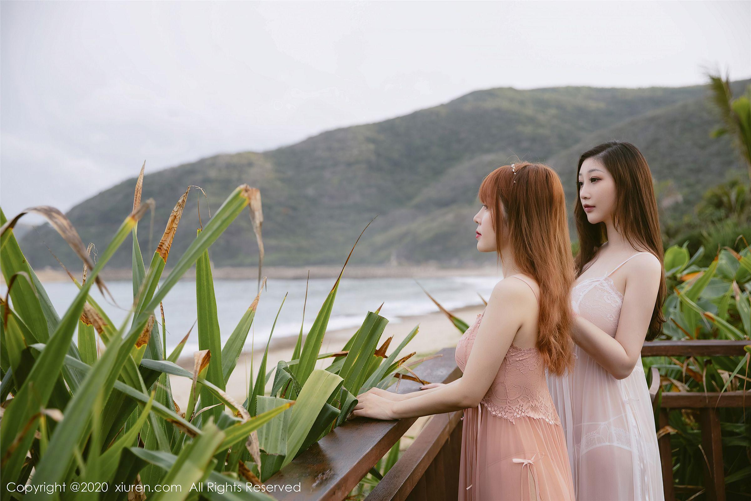 [XIUREN秀人网] 2020.08.14 NO.2444 模特合辑 妲己和王雨纯_p051
