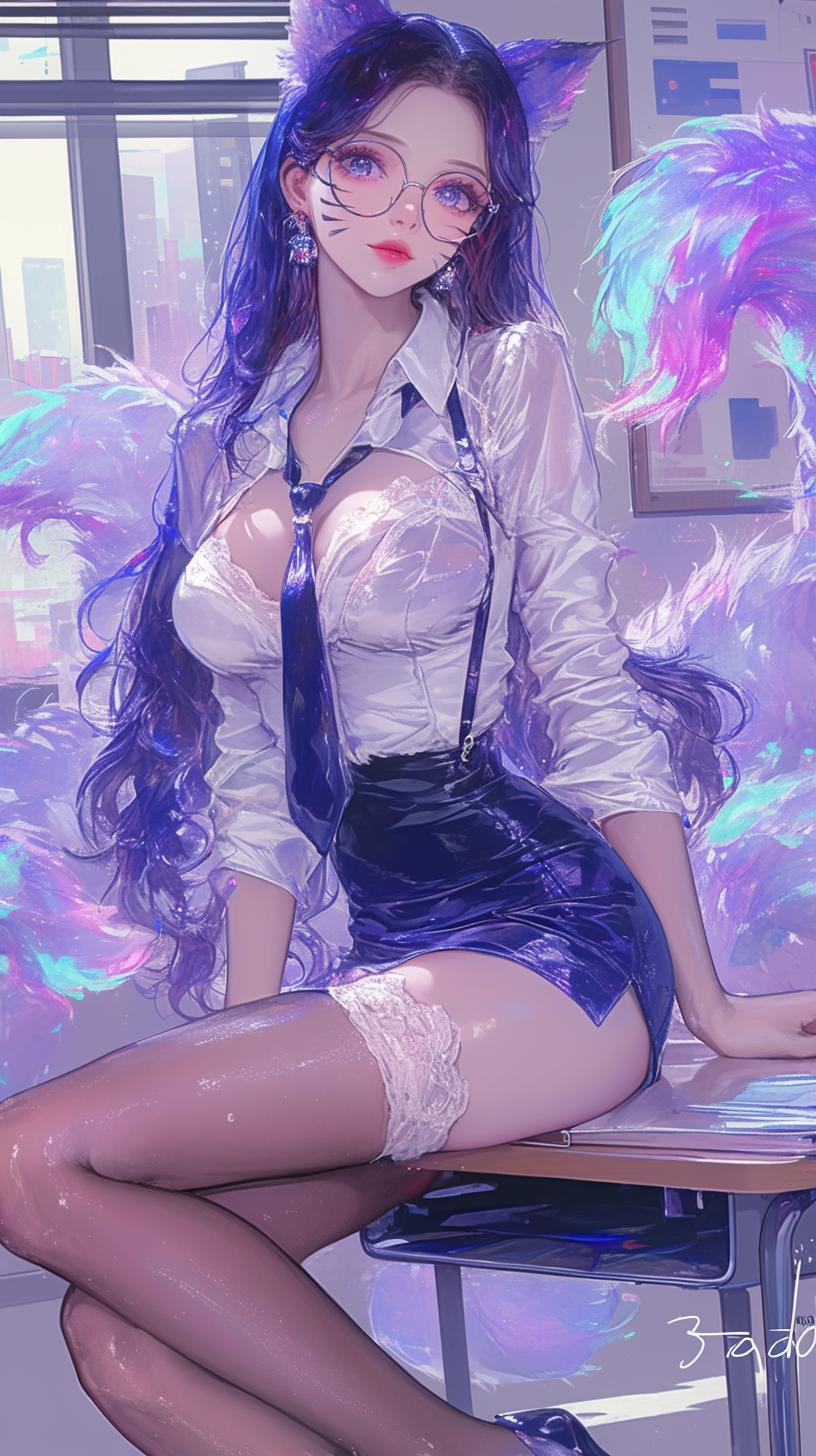 賽博詩人_夜映繁華 Ahri_122717534_p29