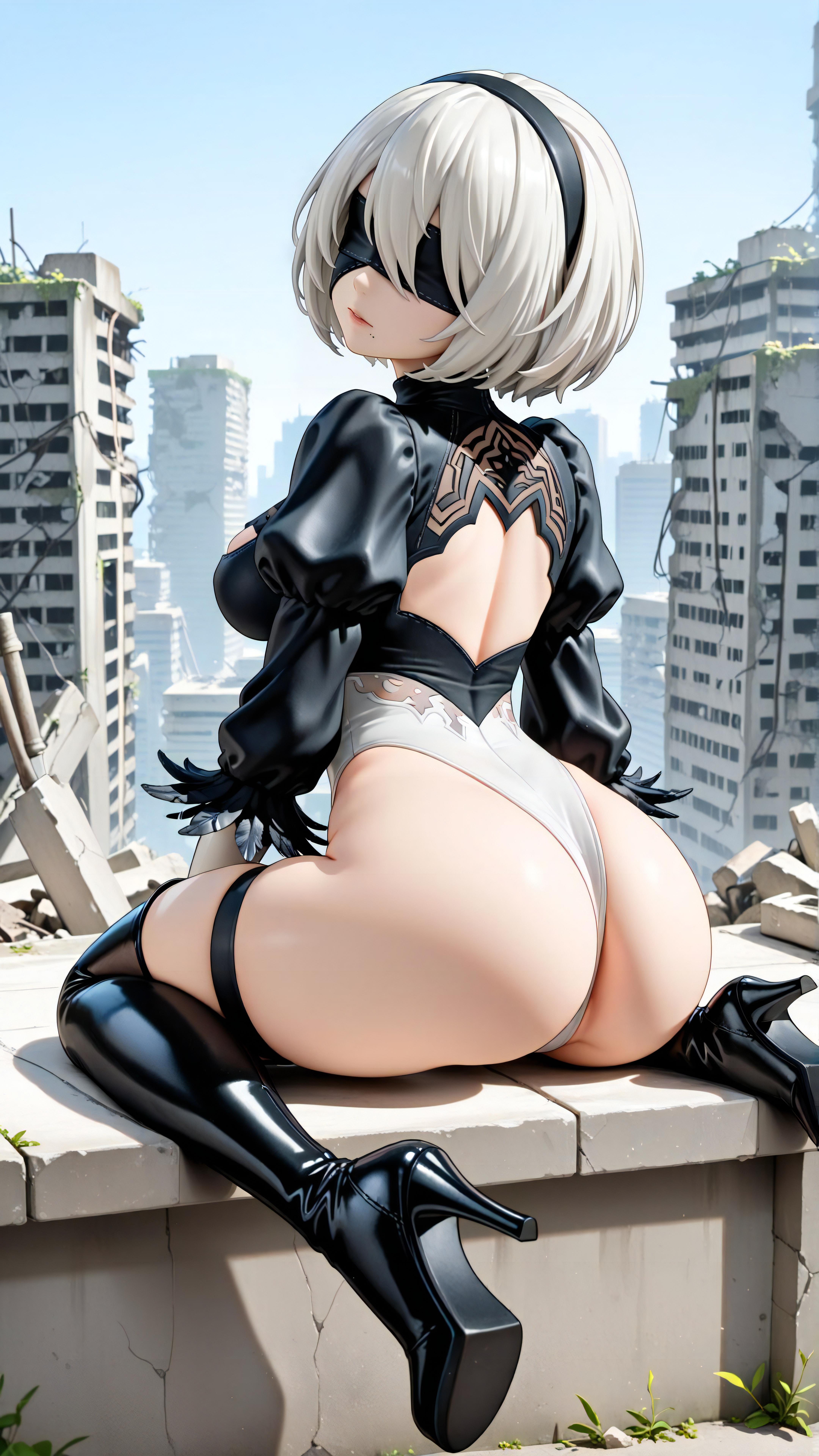 暗影_YoRHa No. 2 Type B ／ 2B_129140546_p6