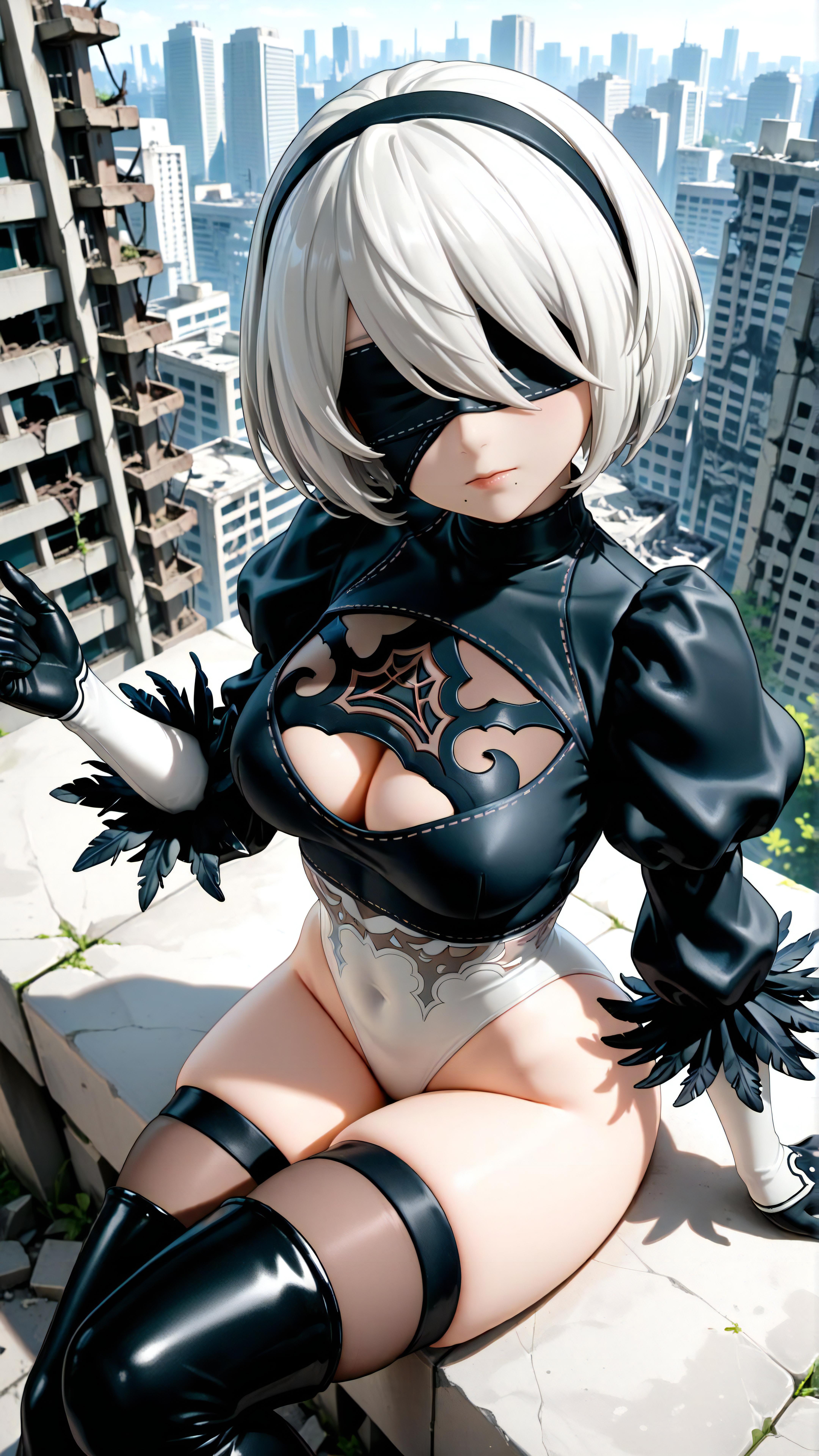 暗影_YoRHa No. 2 Type B ／ 2B_129140546_p7