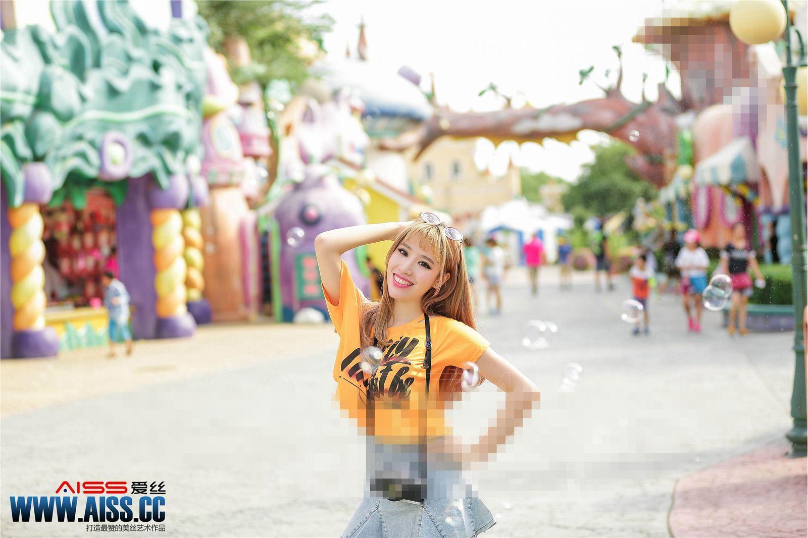 [AISS爱丝钻石] 丝袜美腿外拍 NO.071 何冉的假期2_p007
