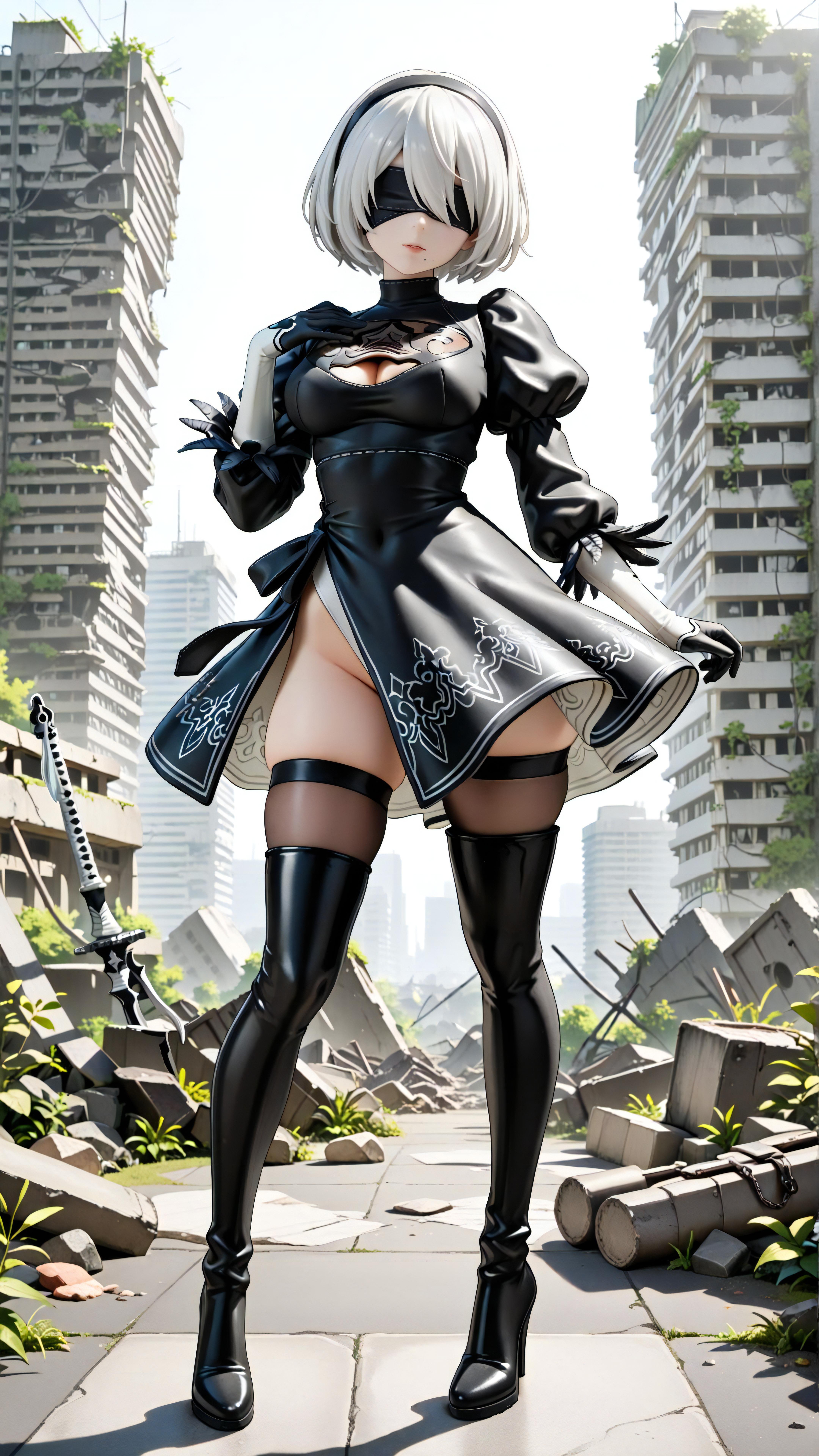 暗影_YoRHa No. 2 Type B ／ 2B_129140546_p13