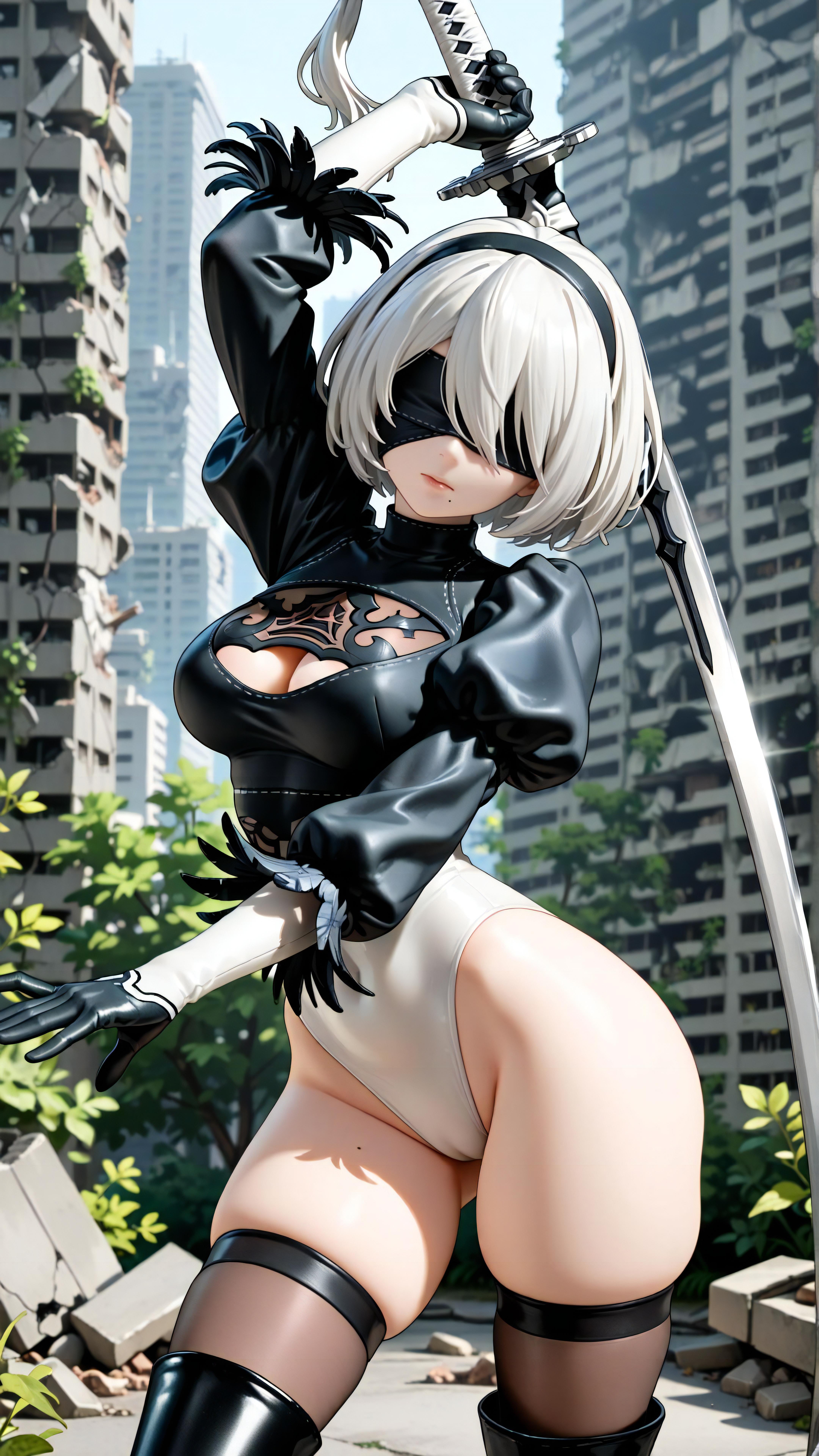 暗影_YoRHa No. 2 Type B ／ 2B_129140546_p8