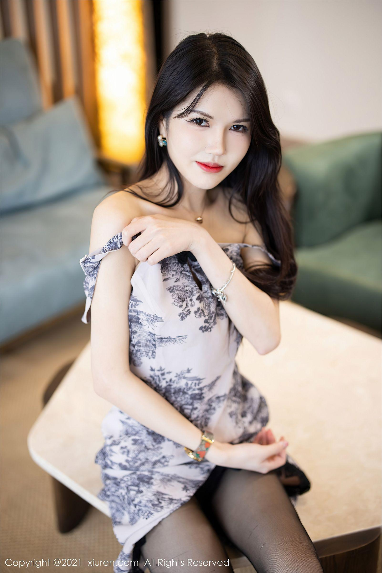 [XIUREN秀人网] 2021.09.02 NO.3887 媛媛酱belle_p022