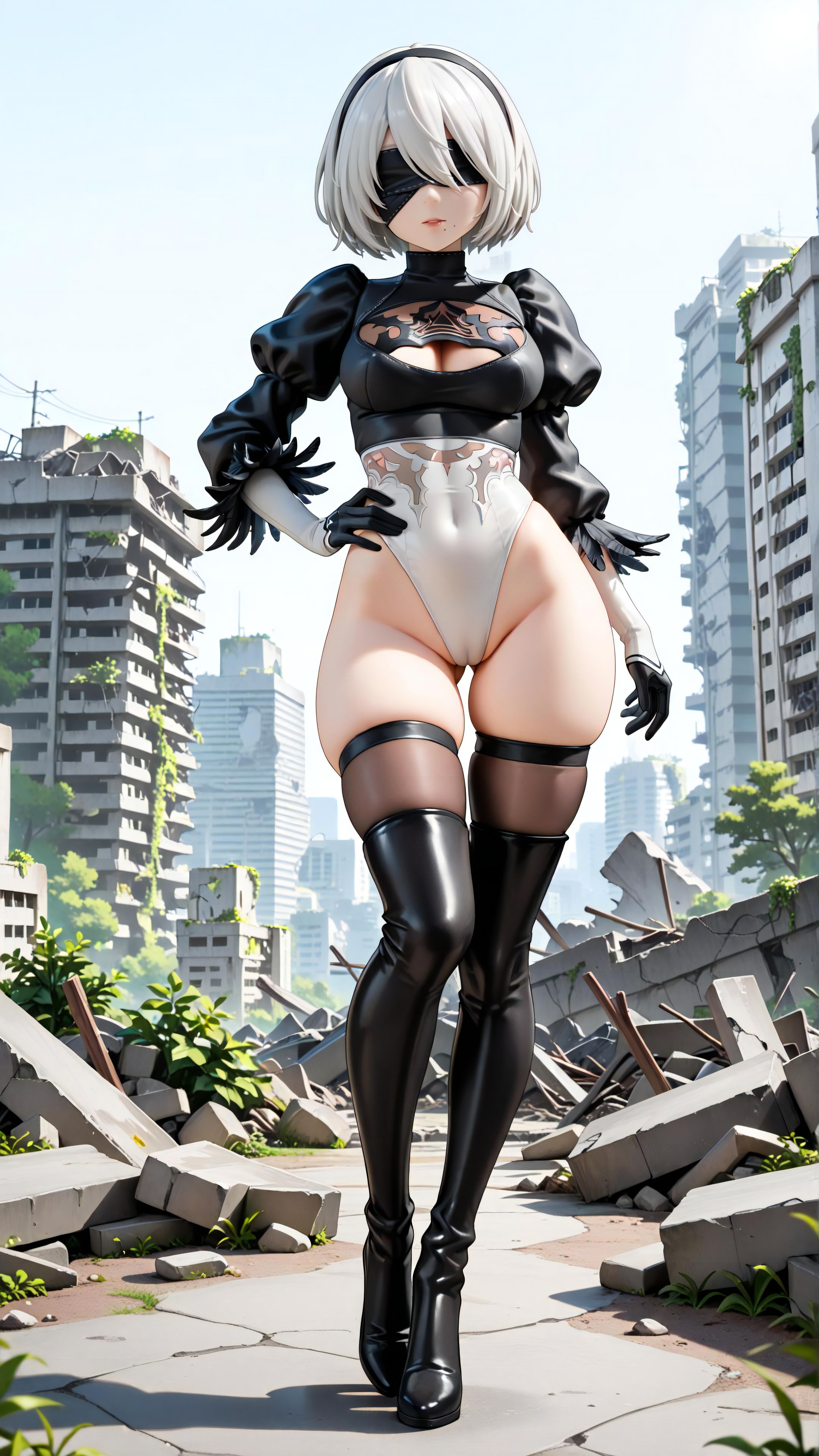 暗影_YoRHa No. 2 Type B ／ 2B_129140546_p2