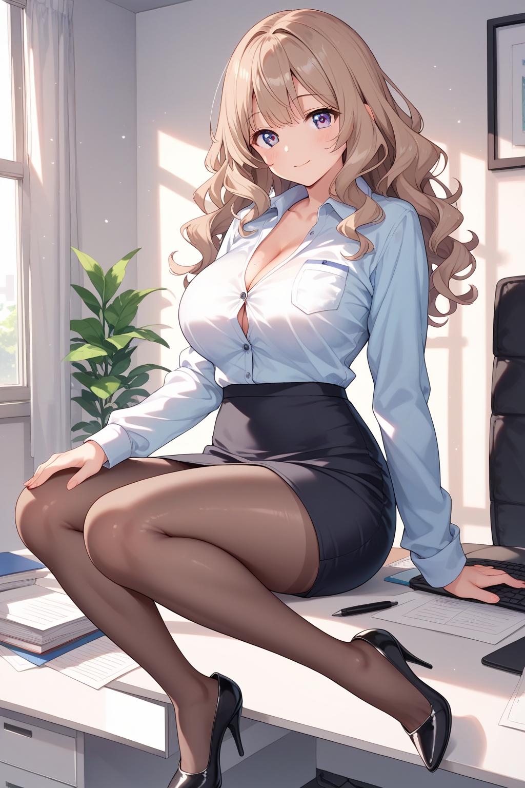 AIバブみ_黒パンスト美脚美女のAIイラスト_129201013_p2