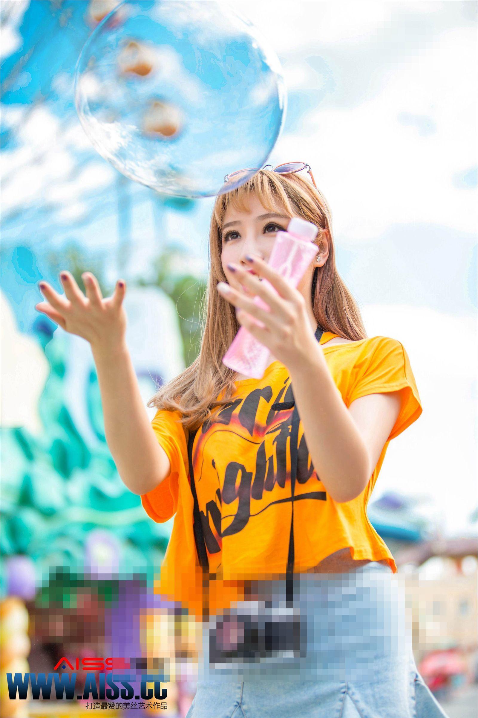 [AISS爱丝钻石] 丝袜美腿外拍 NO.071 何冉的假期2_p004