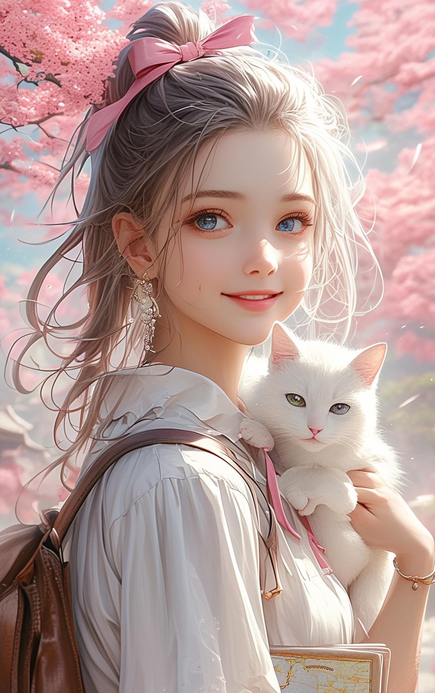 Natsuki_俏丽な少女と彼女のいたずらっ子の猫_117902645_p23