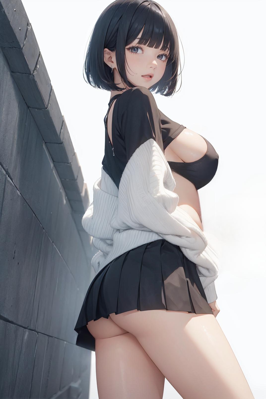 クゥ（セミリアル）_今日のボブ黒髪のお姉さん_119493395_p0