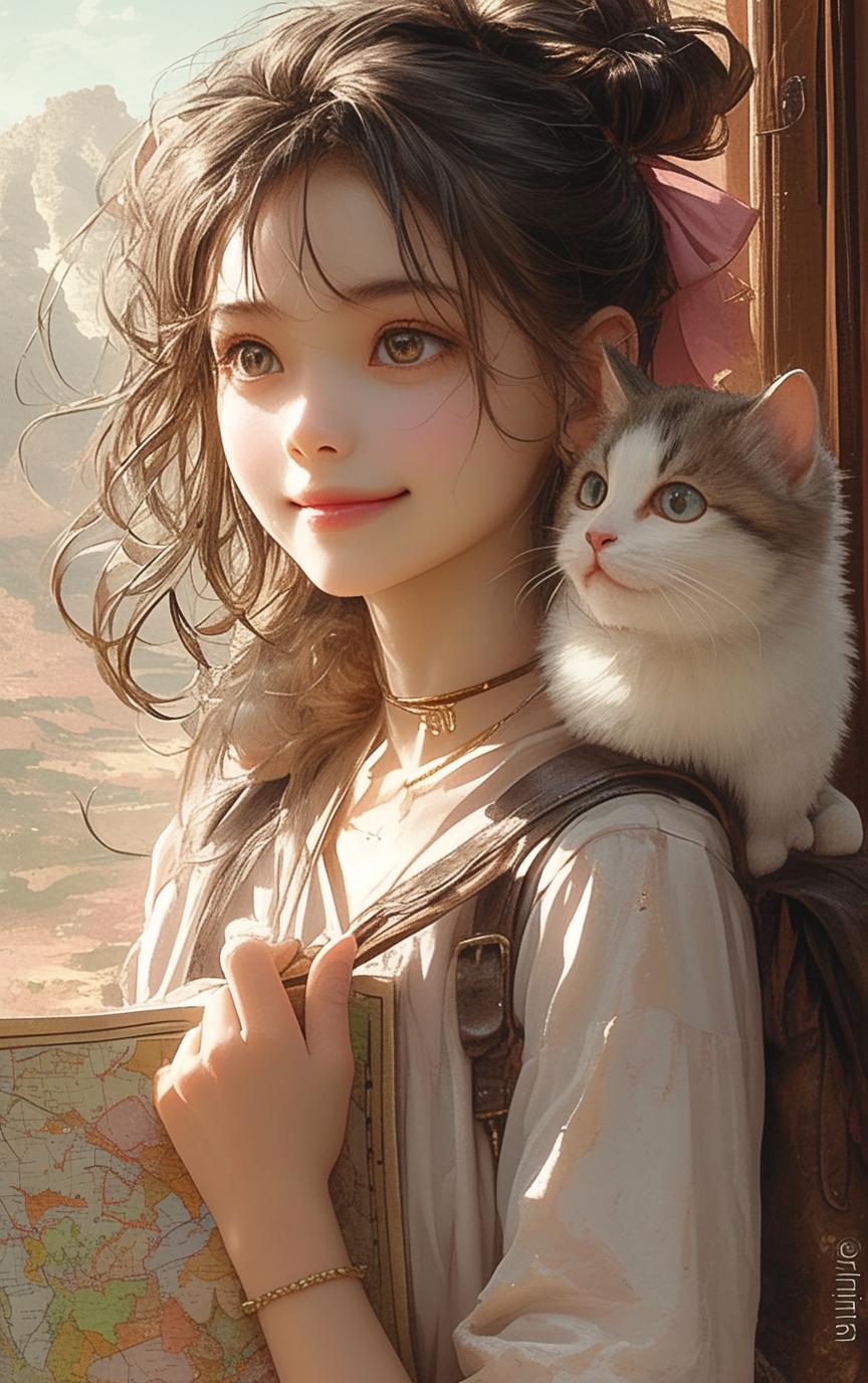 Natsuki_俏丽な少女と彼女のいたずらっ子の猫_117902645_p18