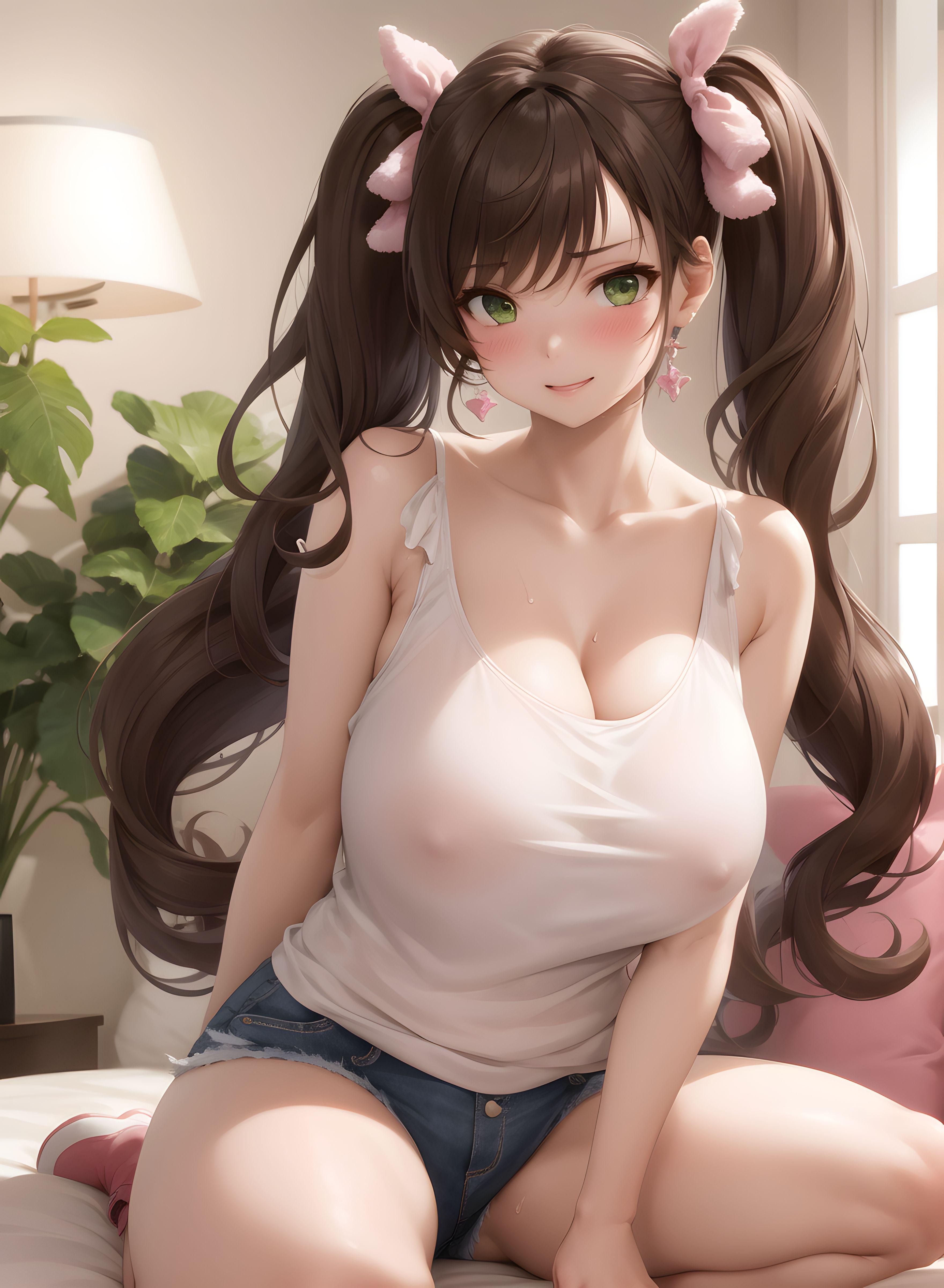 AI-Generator_【AI】茶髪碧眼少女／私服／ホテル_113074424_p20
