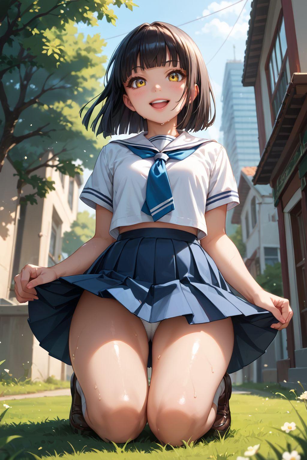 S級えーあいさん@写真集販中_AIロリ顔白ギャル貧乳女子高生エパンチラ　エロ画像_128002797_p0