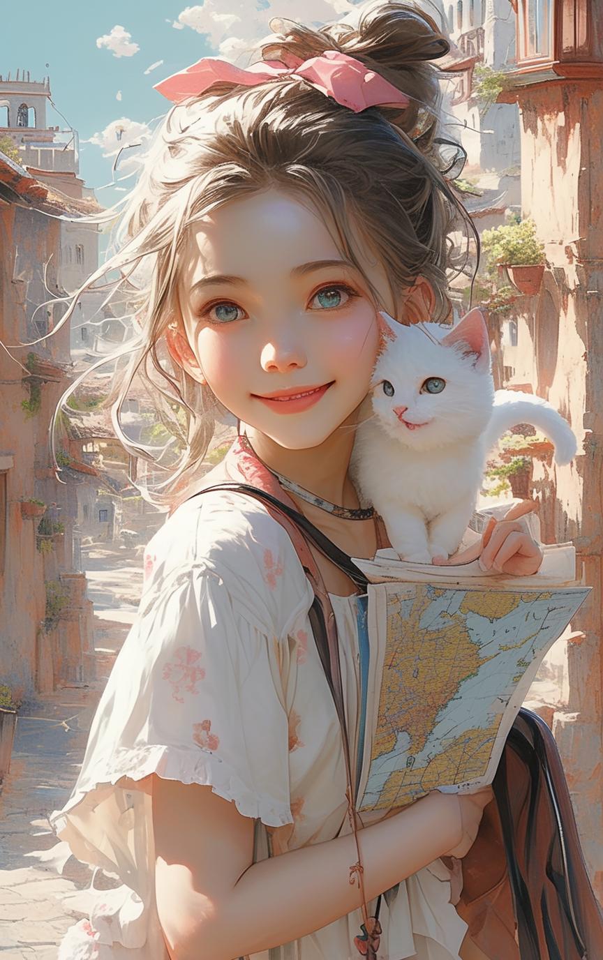 Natsuki_俏丽な少女と彼女のいたずらっ子の猫_117902645_p14