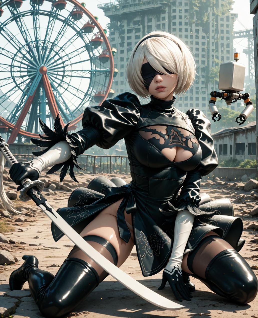 奶孑_2B-NieR： Automata_127827894_p1